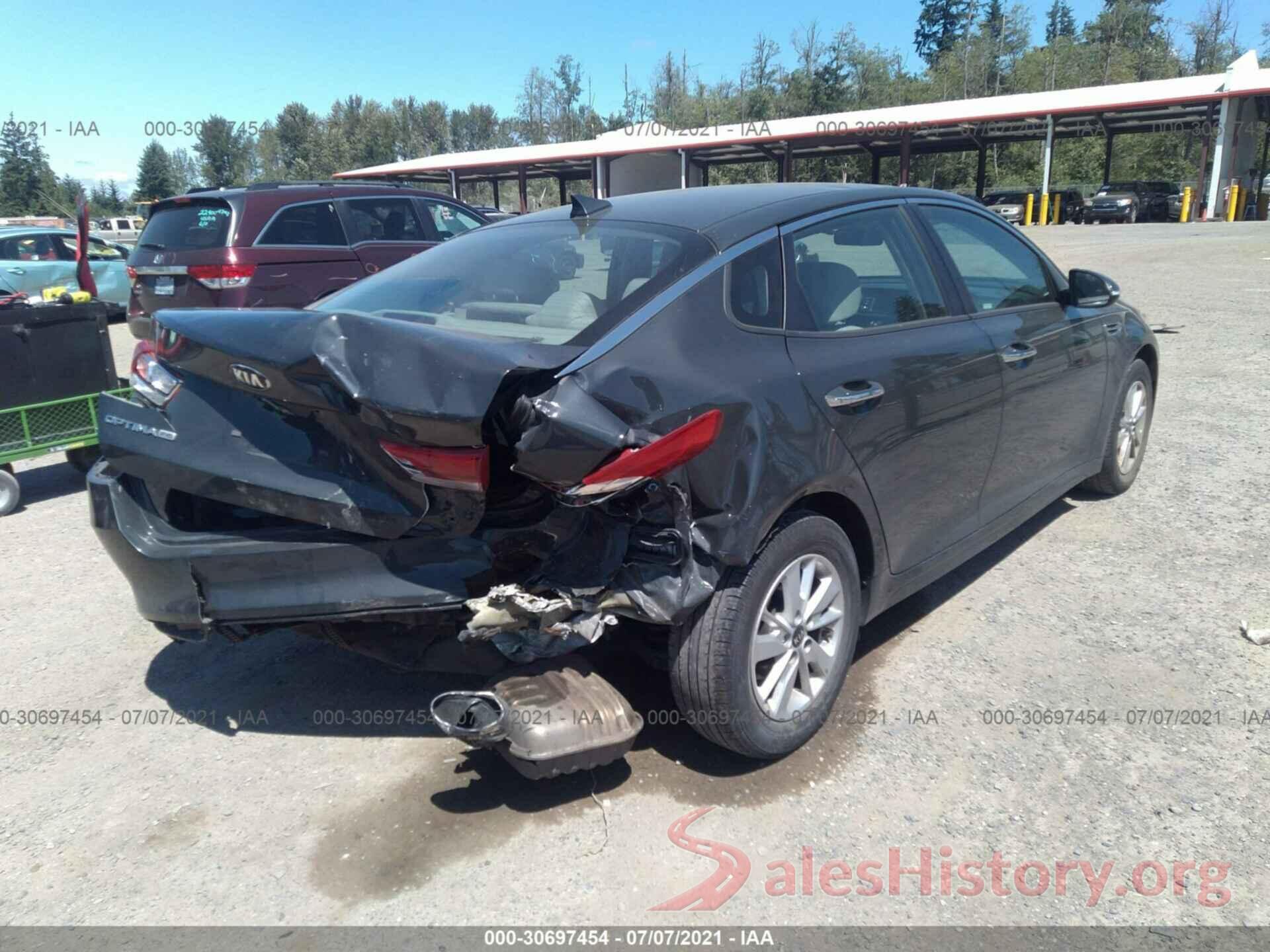 KNAGT4L39G5079536 2016 KIA OPTIMA