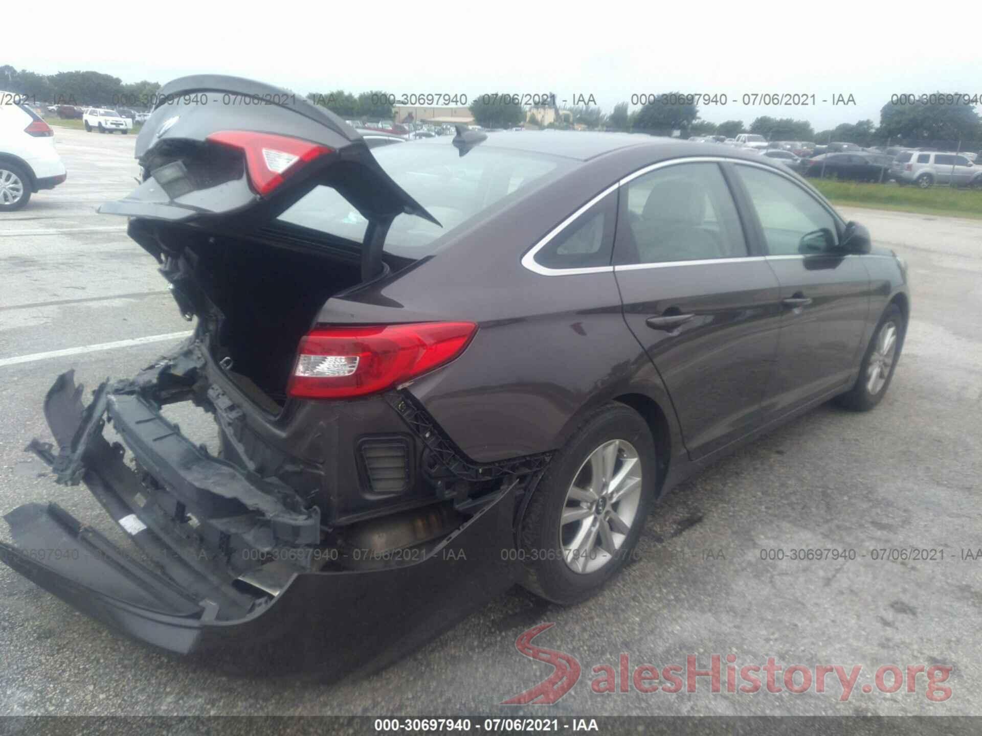 5NPE24AFXHH558740 2017 HYUNDAI SONATA