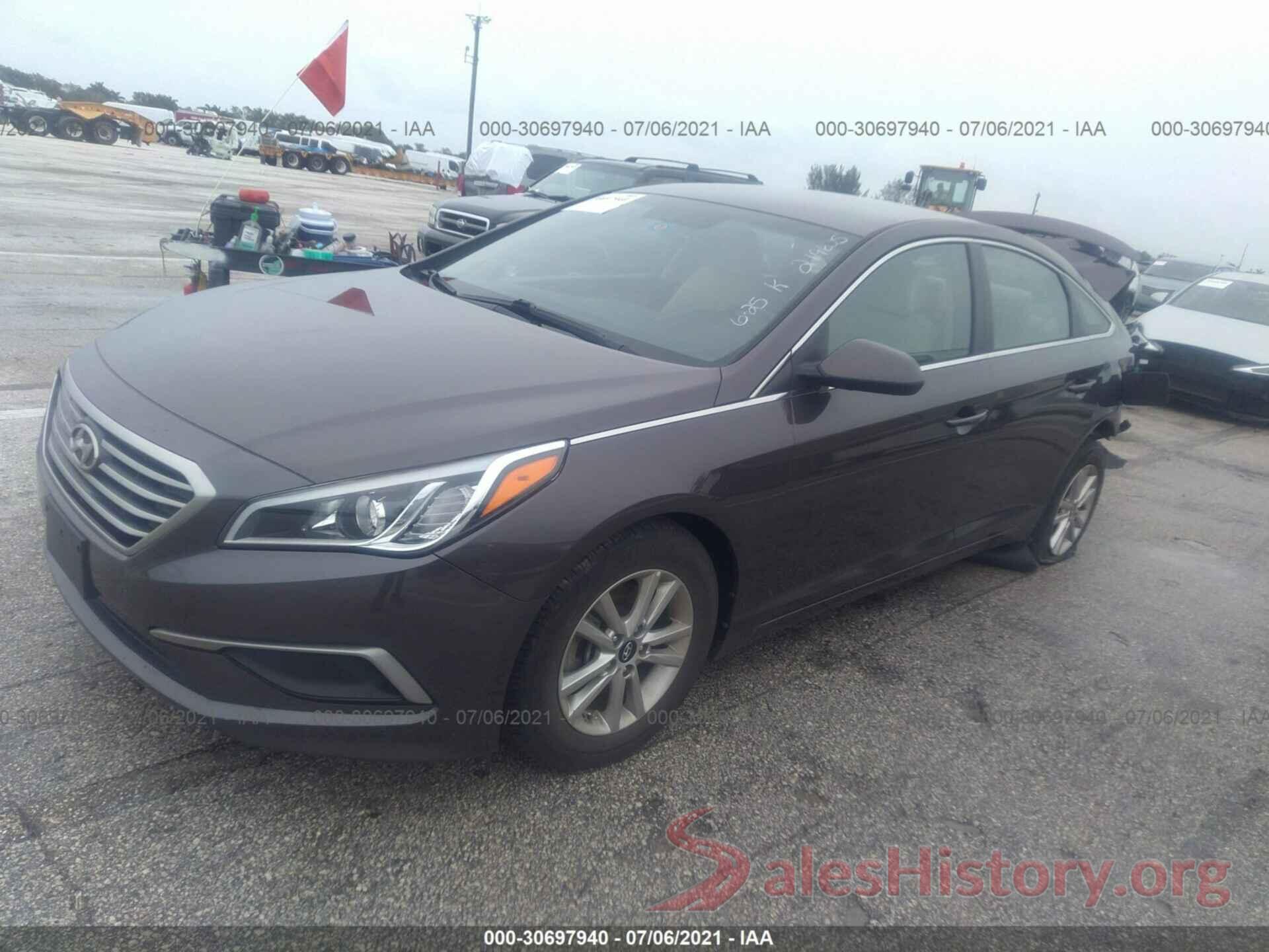 5NPE24AFXHH558740 2017 HYUNDAI SONATA