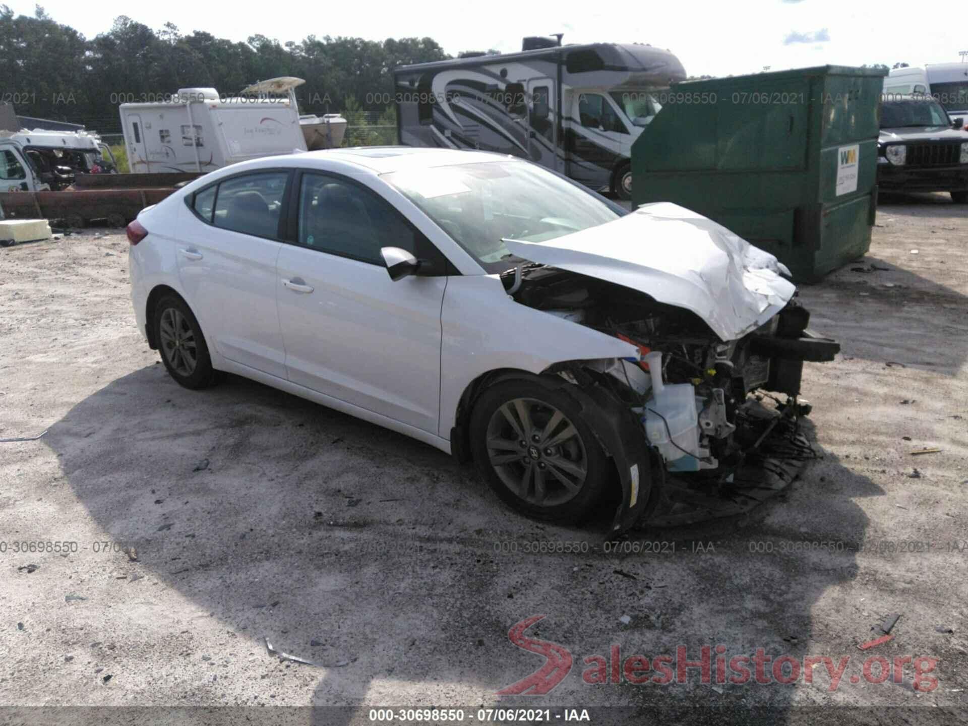 5NPD84LF1JH277813 2018 HYUNDAI ELANTRA