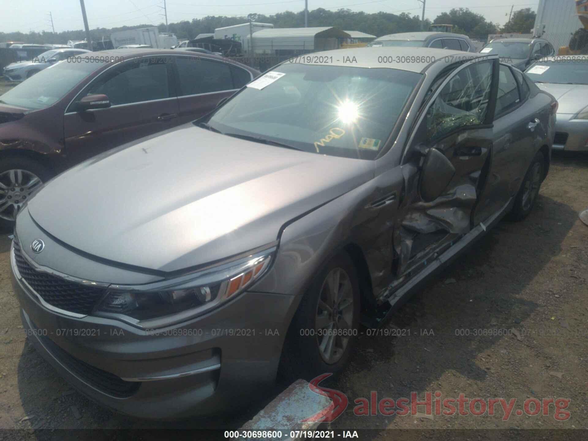 5XXGT4L15JG249170 2018 KIA OPTIMA