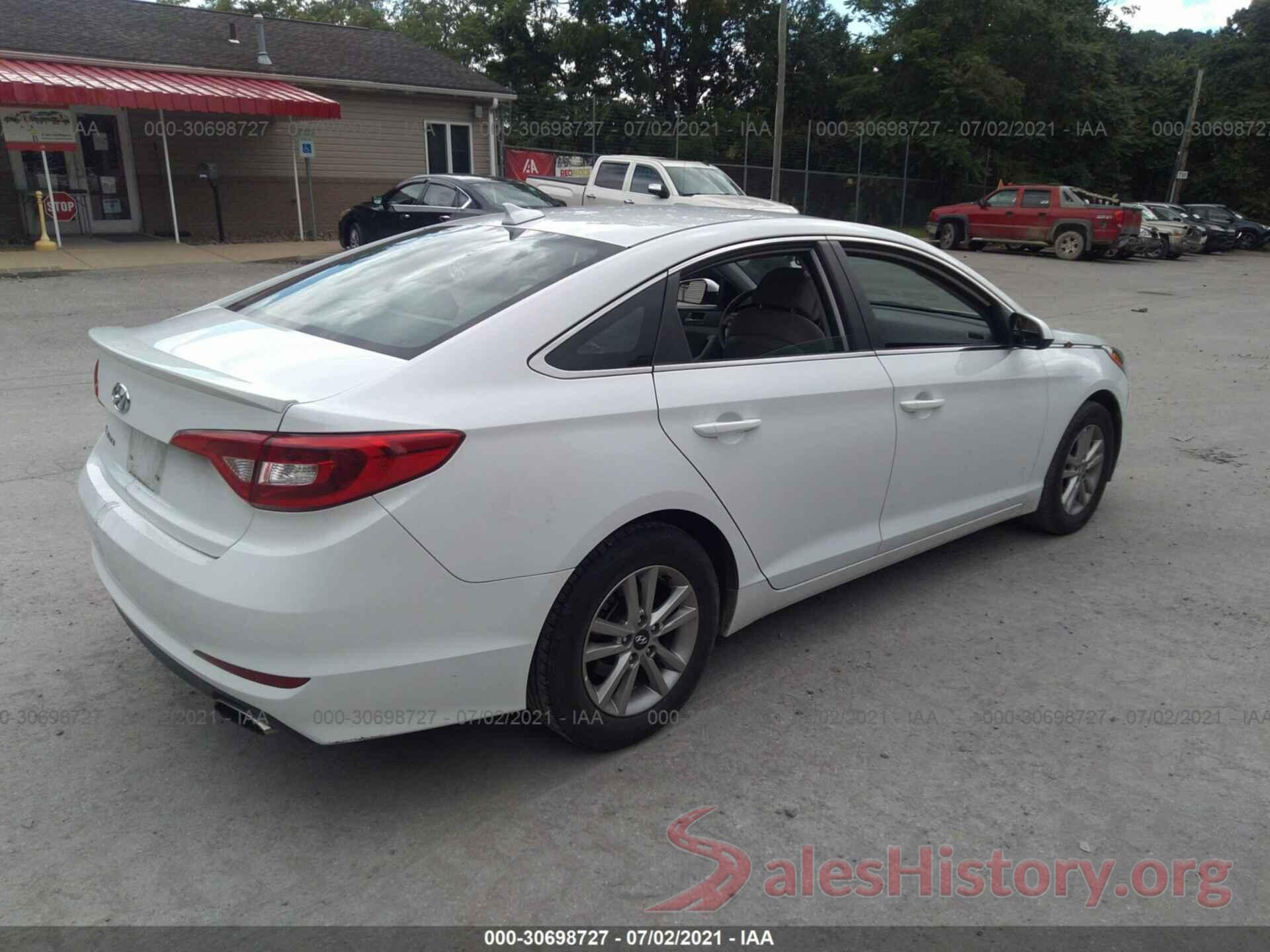 5NPE24AF7GH374161 2016 HYUNDAI SONATA