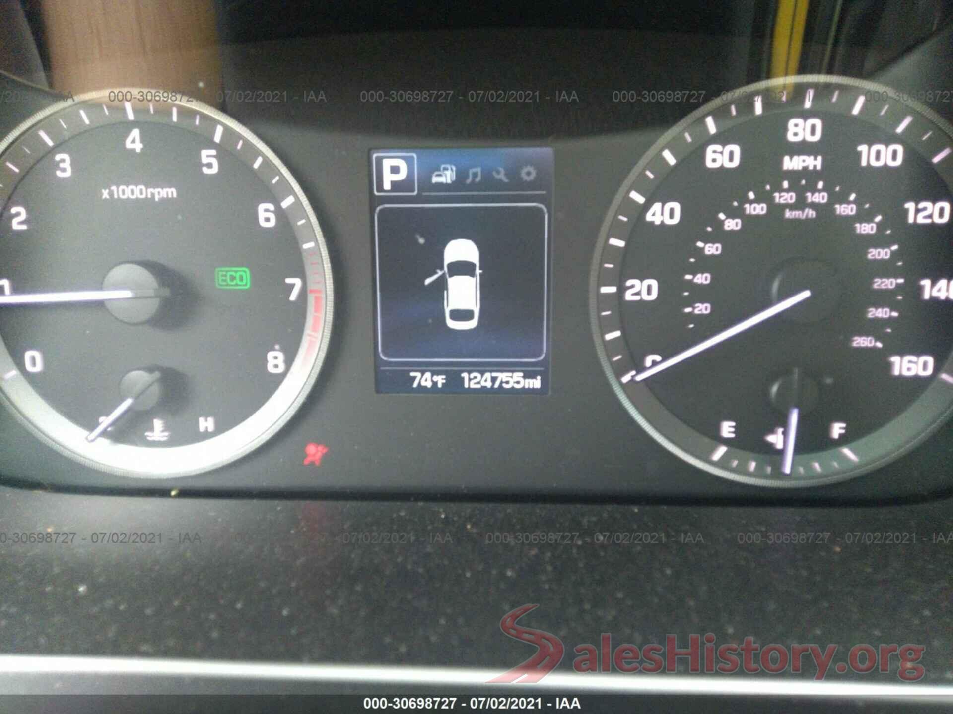 5NPE24AF7GH374161 2016 HYUNDAI SONATA