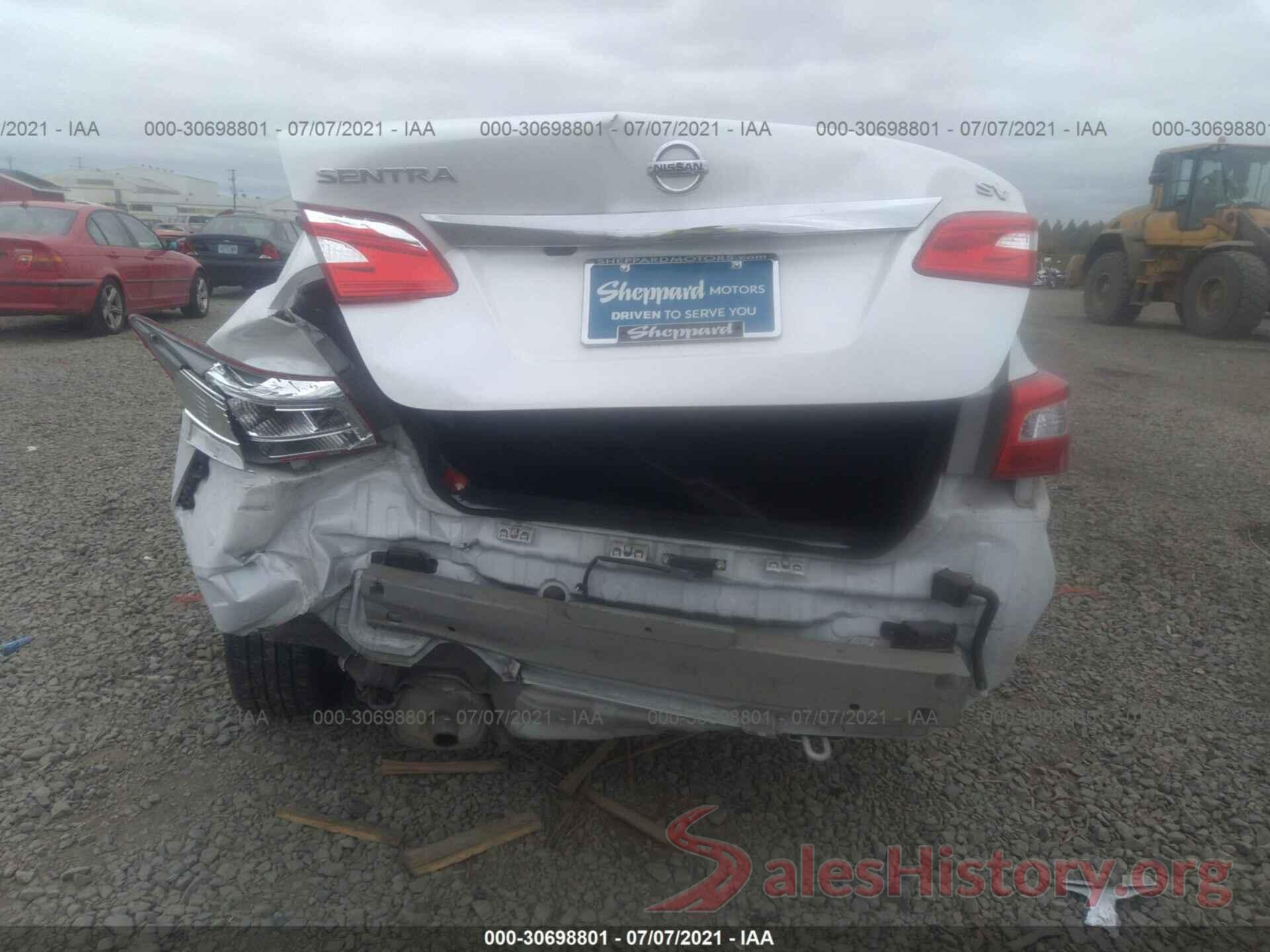 3N1AB7AP5GY335437 2016 NISSAN SENTRA