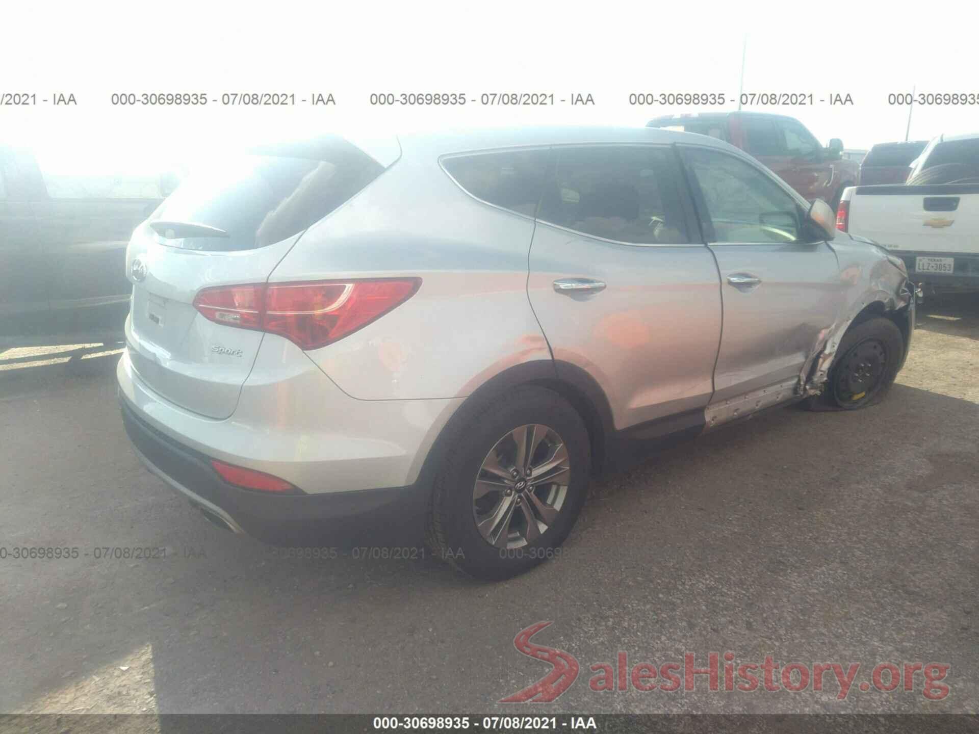 5XYZT3LB8GG346816 2016 HYUNDAI SANTA FE SPORT