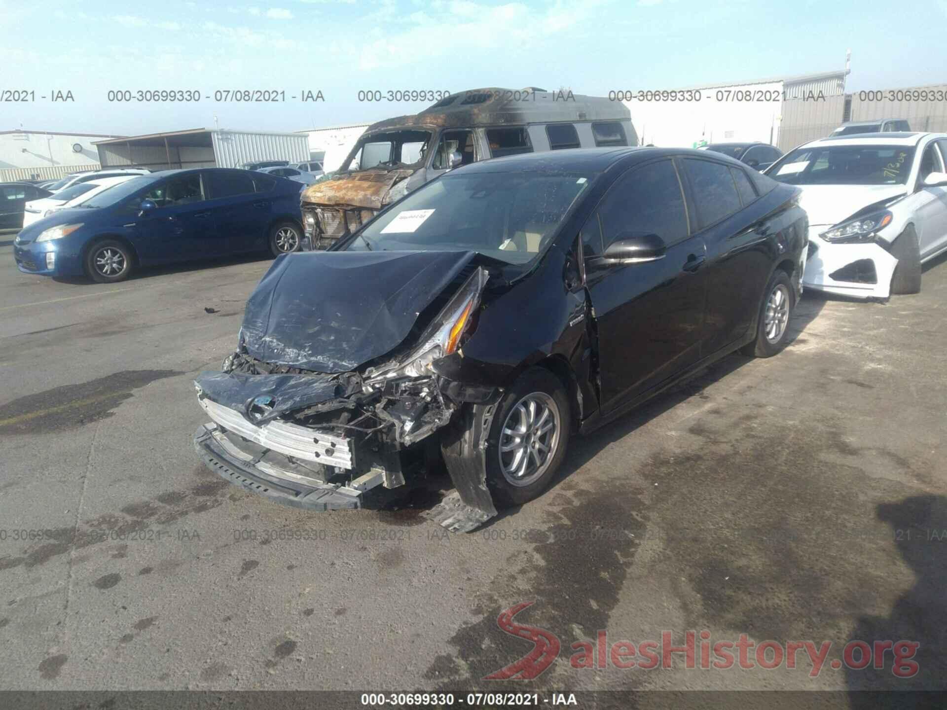 JTDKARFU4G3523082 2016 TOYOTA PRIUS