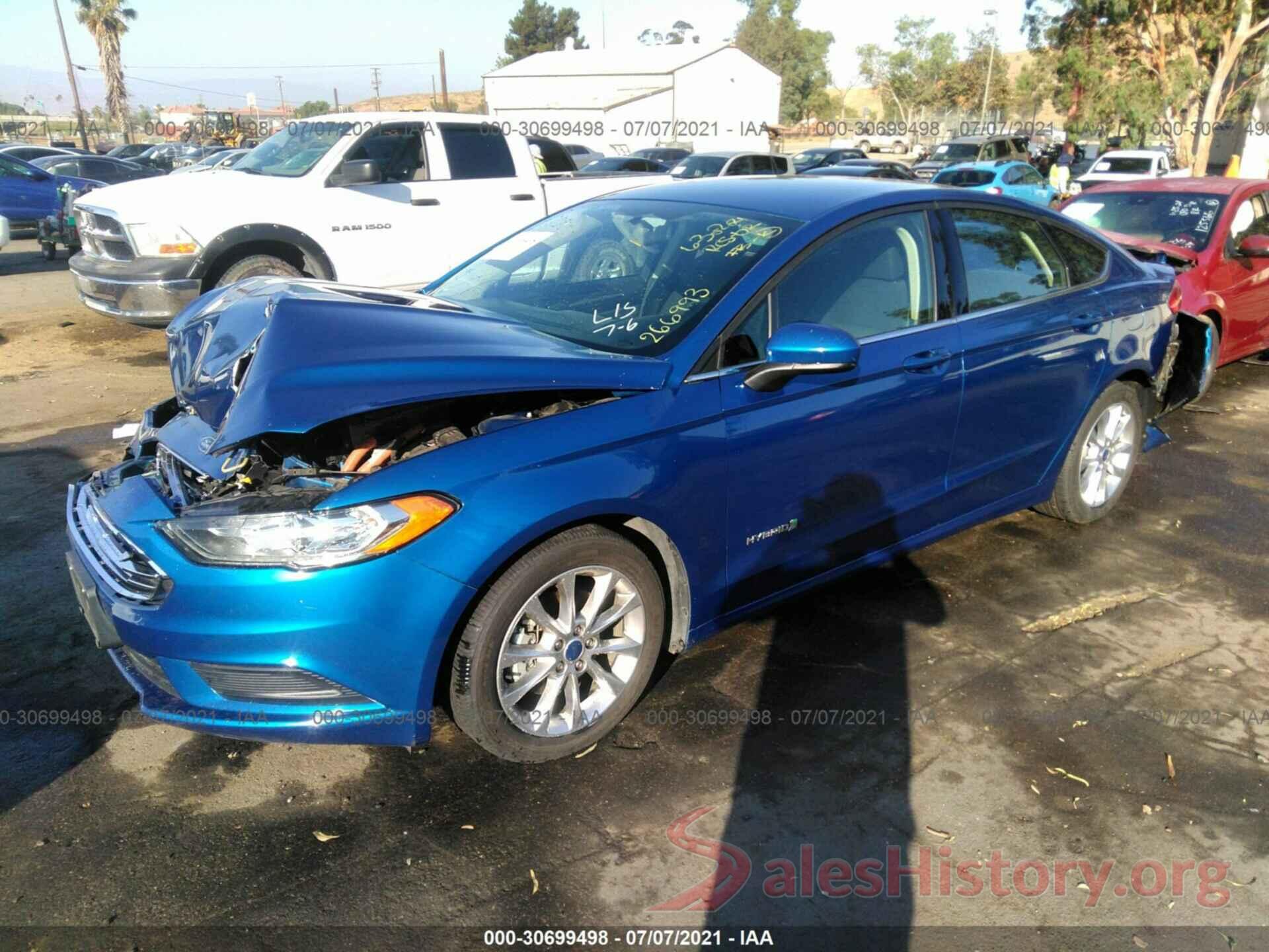 3FA6P0LU7HR266993 2017 FORD FUSION