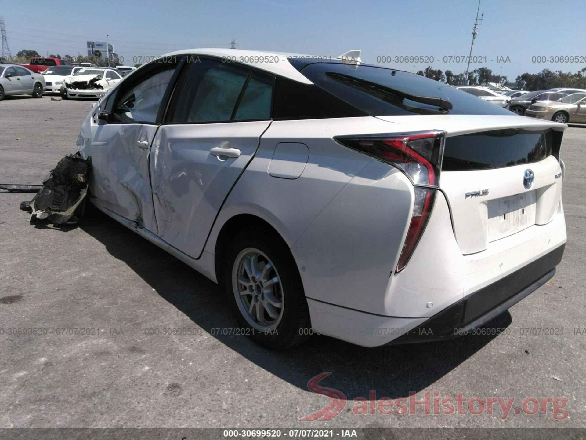 JTDKBRFU6H3045231 2017 TOYOTA PRIUS