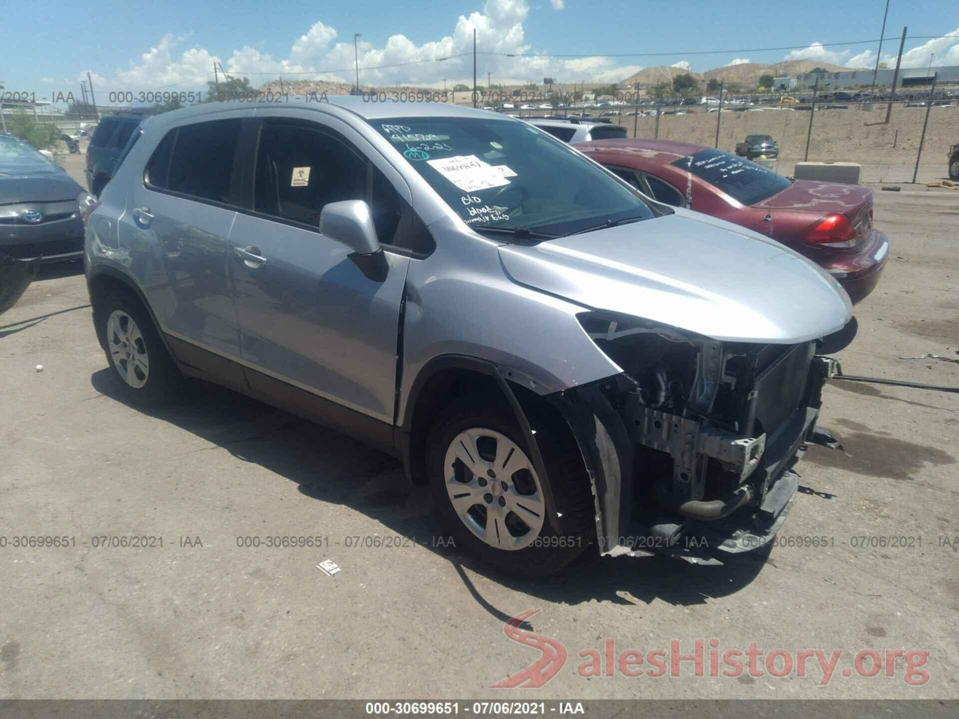 3GNCJKSB5KL128025 2019 CHEVROLET TRAX