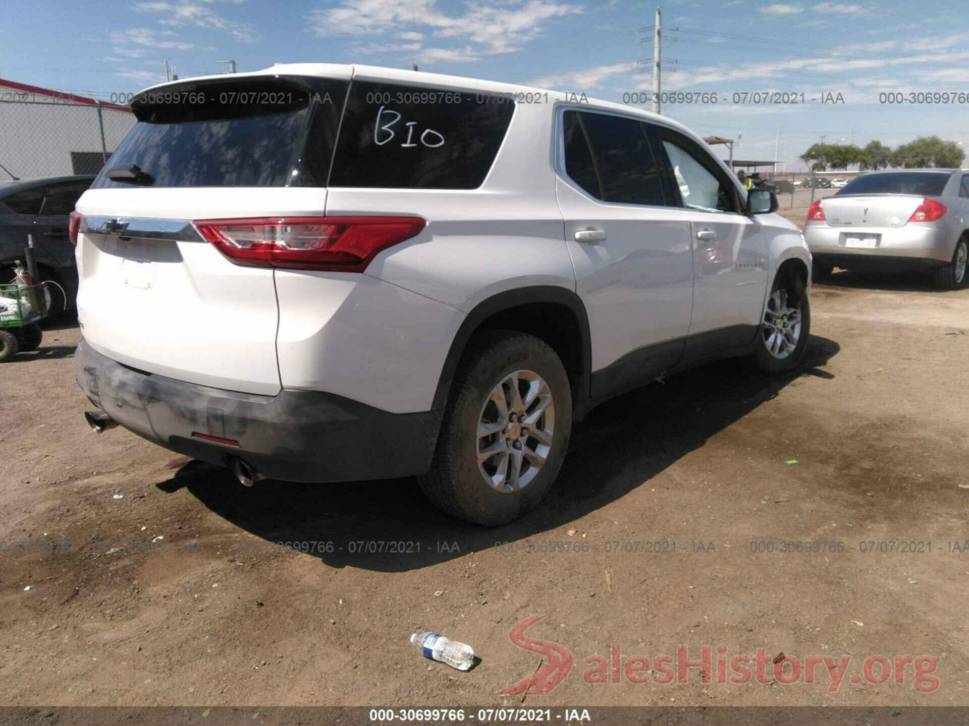 1GNERFKW5LJ107874 2020 CHEVROLET TRAVERSE