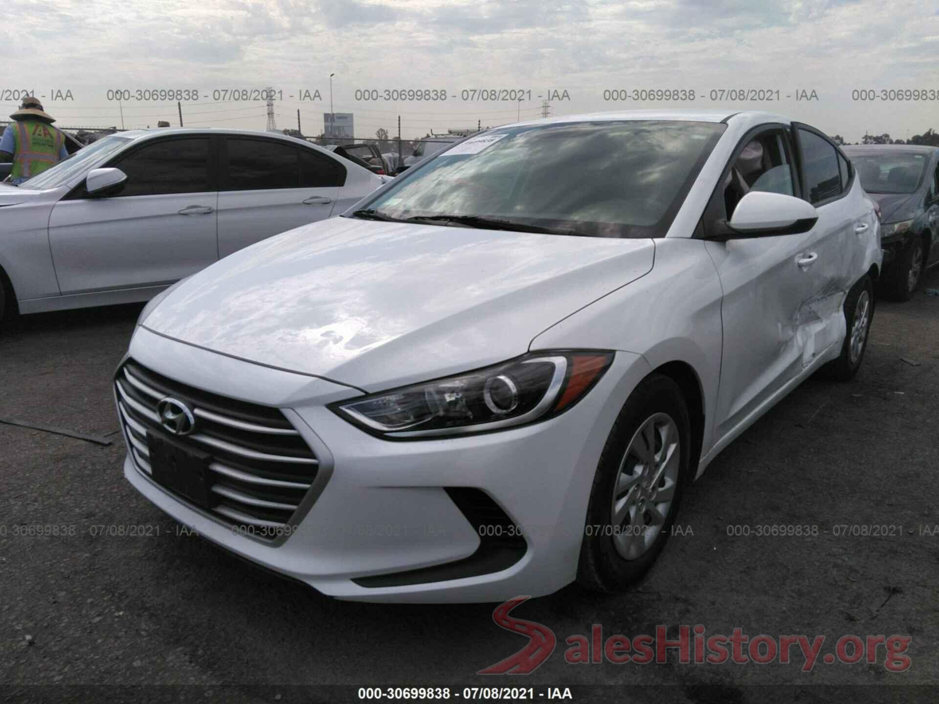 5NPD74LF0JH317107 2018 HYUNDAI ELANTRA