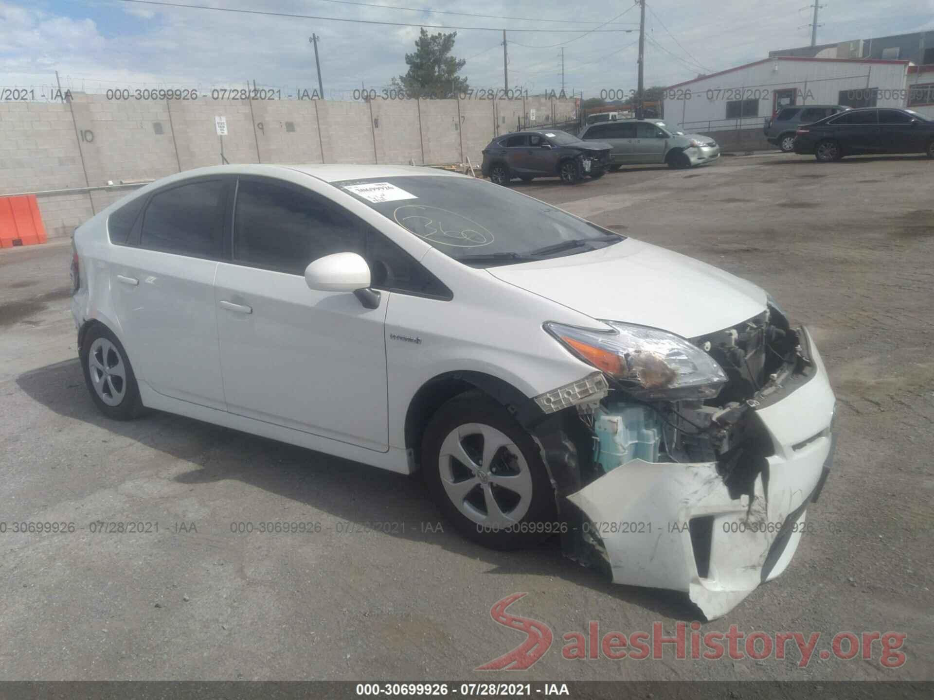 JTDKN3DU3F0455944 2015 TOYOTA PRIUS