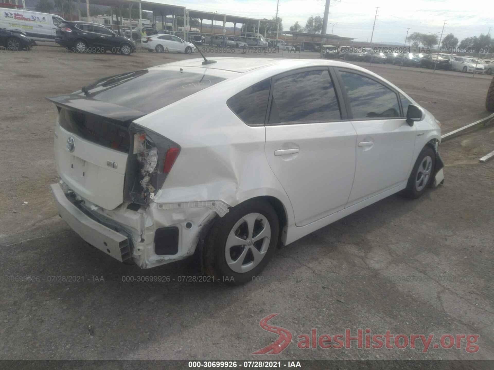 JTDKN3DU3F0455944 2015 TOYOTA PRIUS