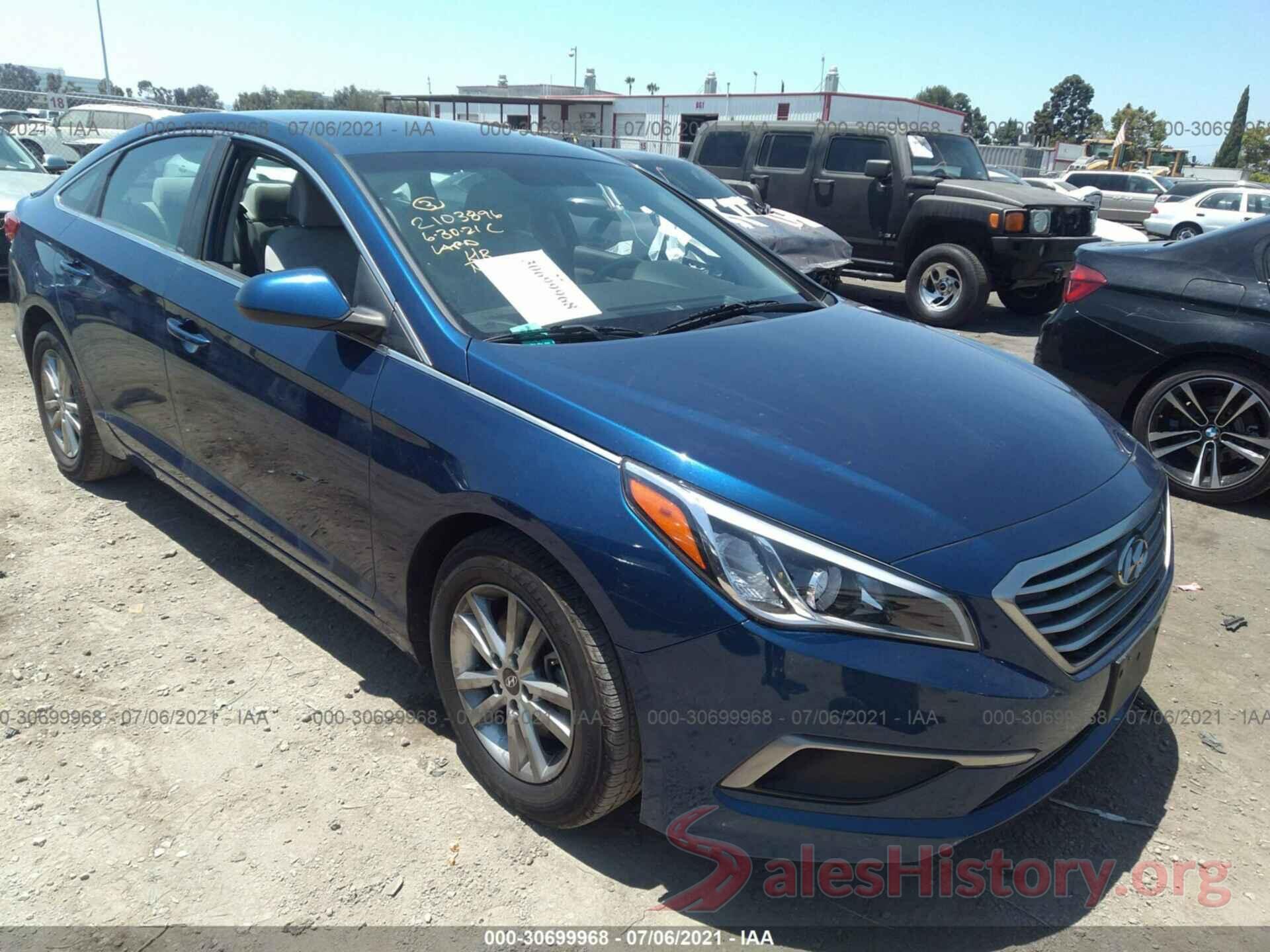 5NPE24AF9HH518570 2017 HYUNDAI SONATA