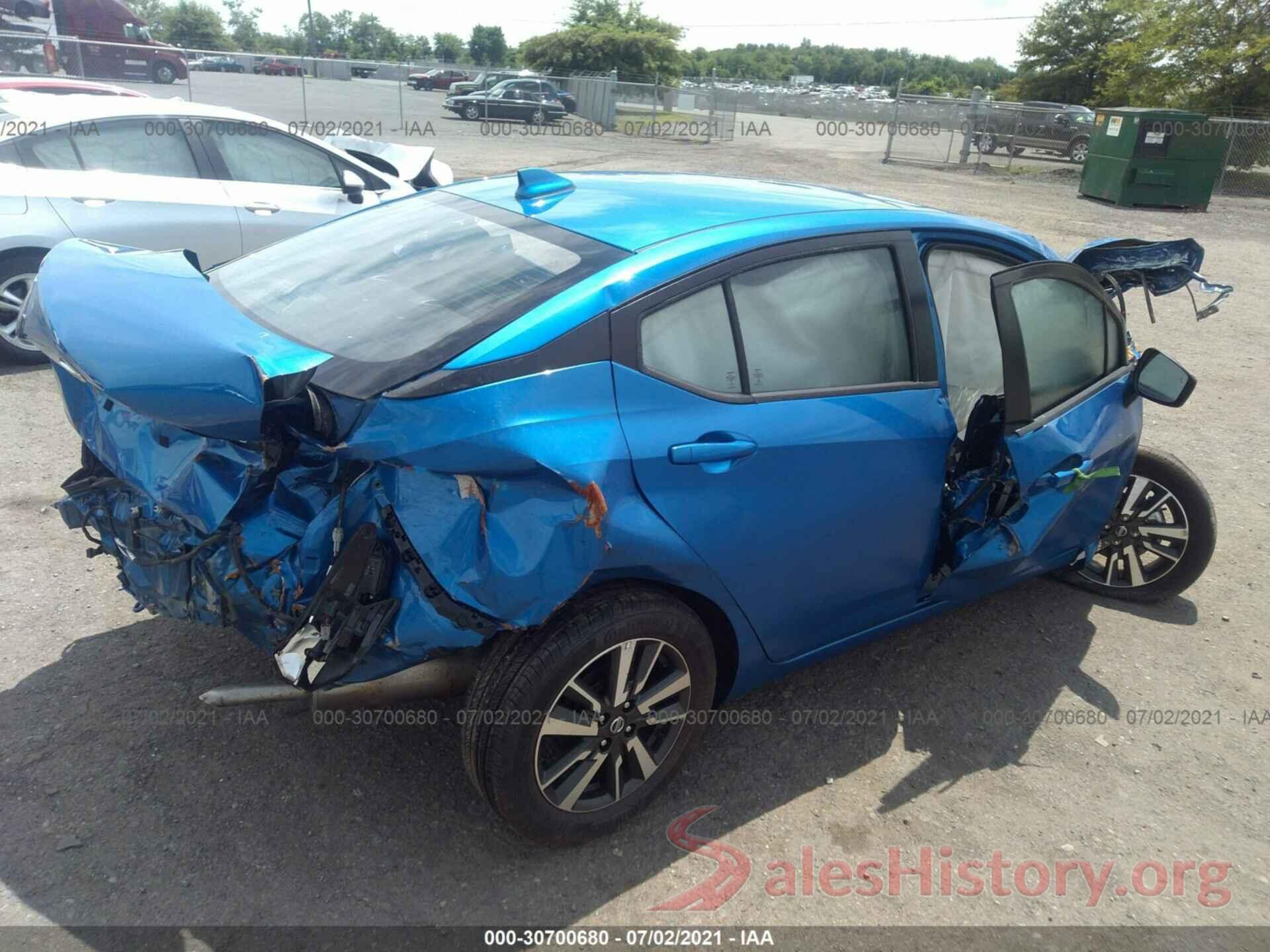 3N1CN8EV1ML808662 2021 NISSAN VERSA