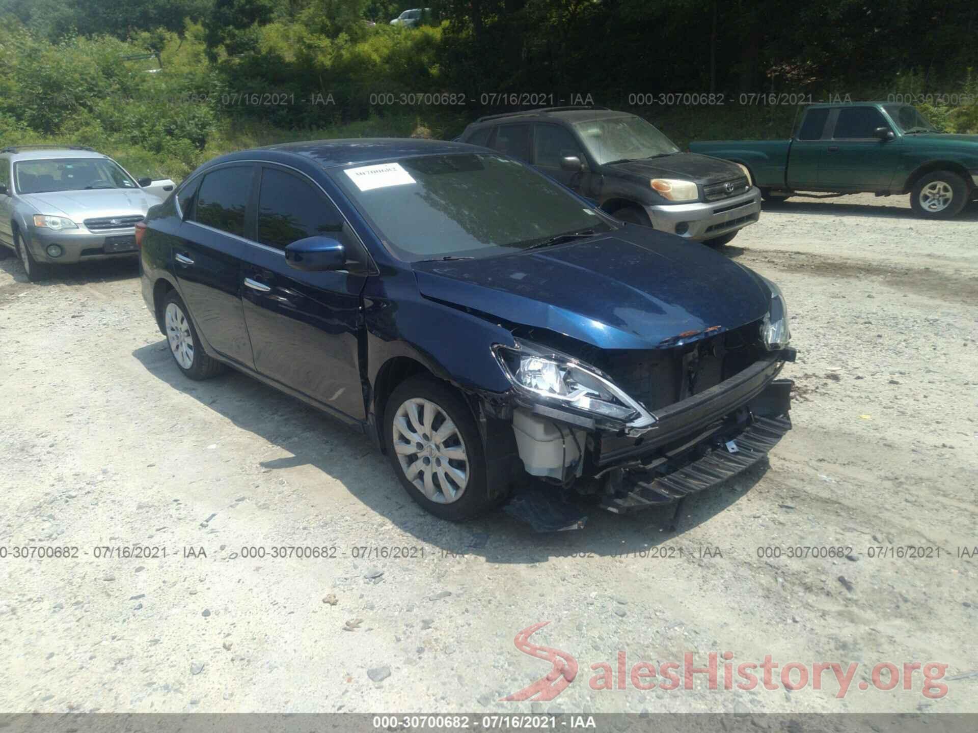 3N1AB7AP6GY323121 2016 NISSAN SENTRA