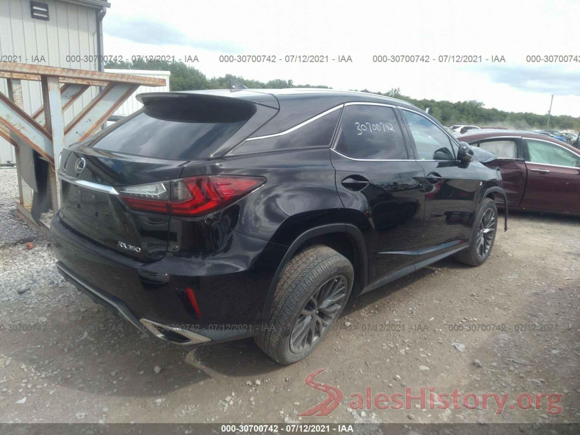 2T2BZMCA7KC196341 2019 LEXUS RX