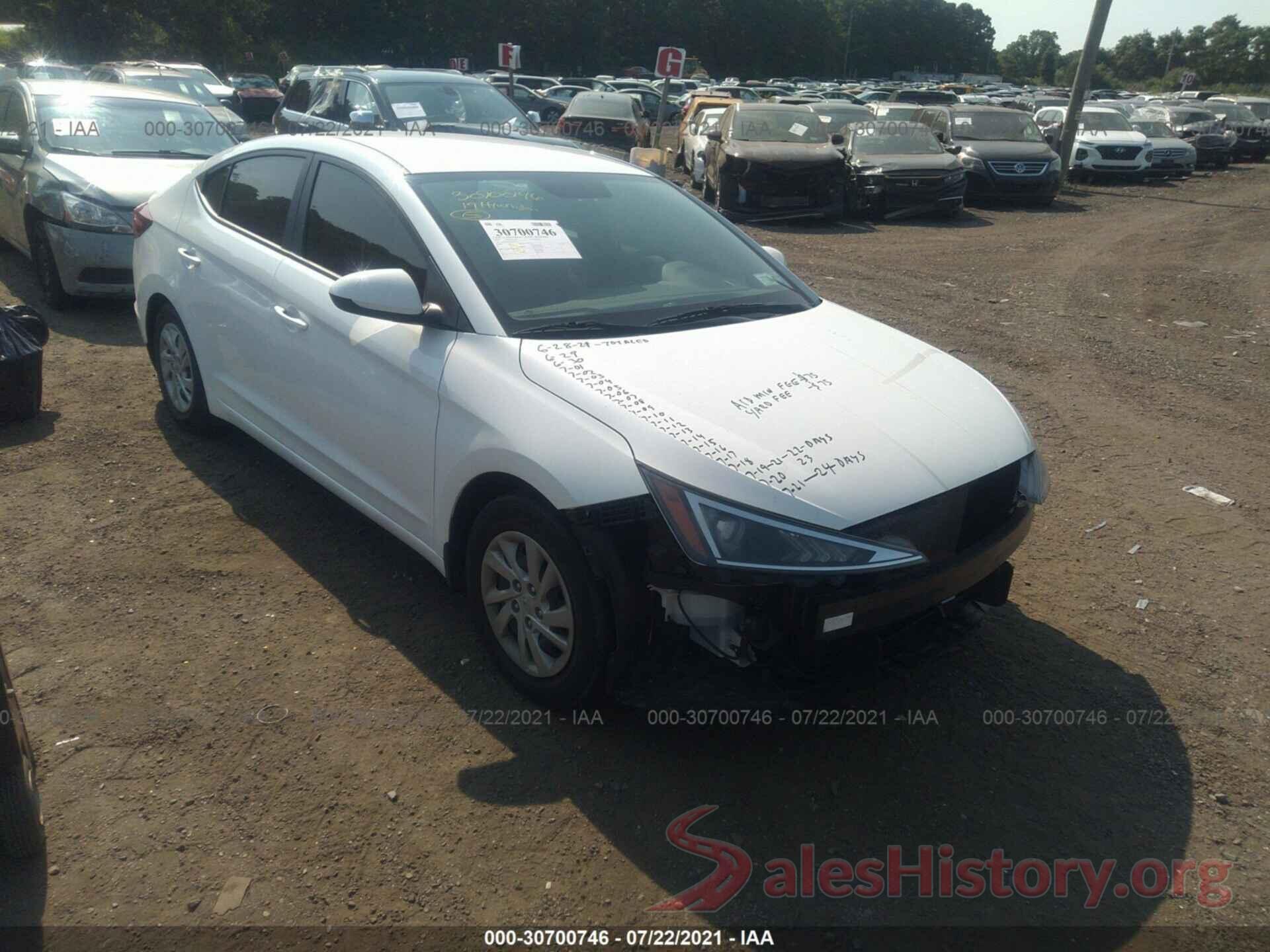 5NPD74LF6KH490616 2019 HYUNDAI ELANTRA