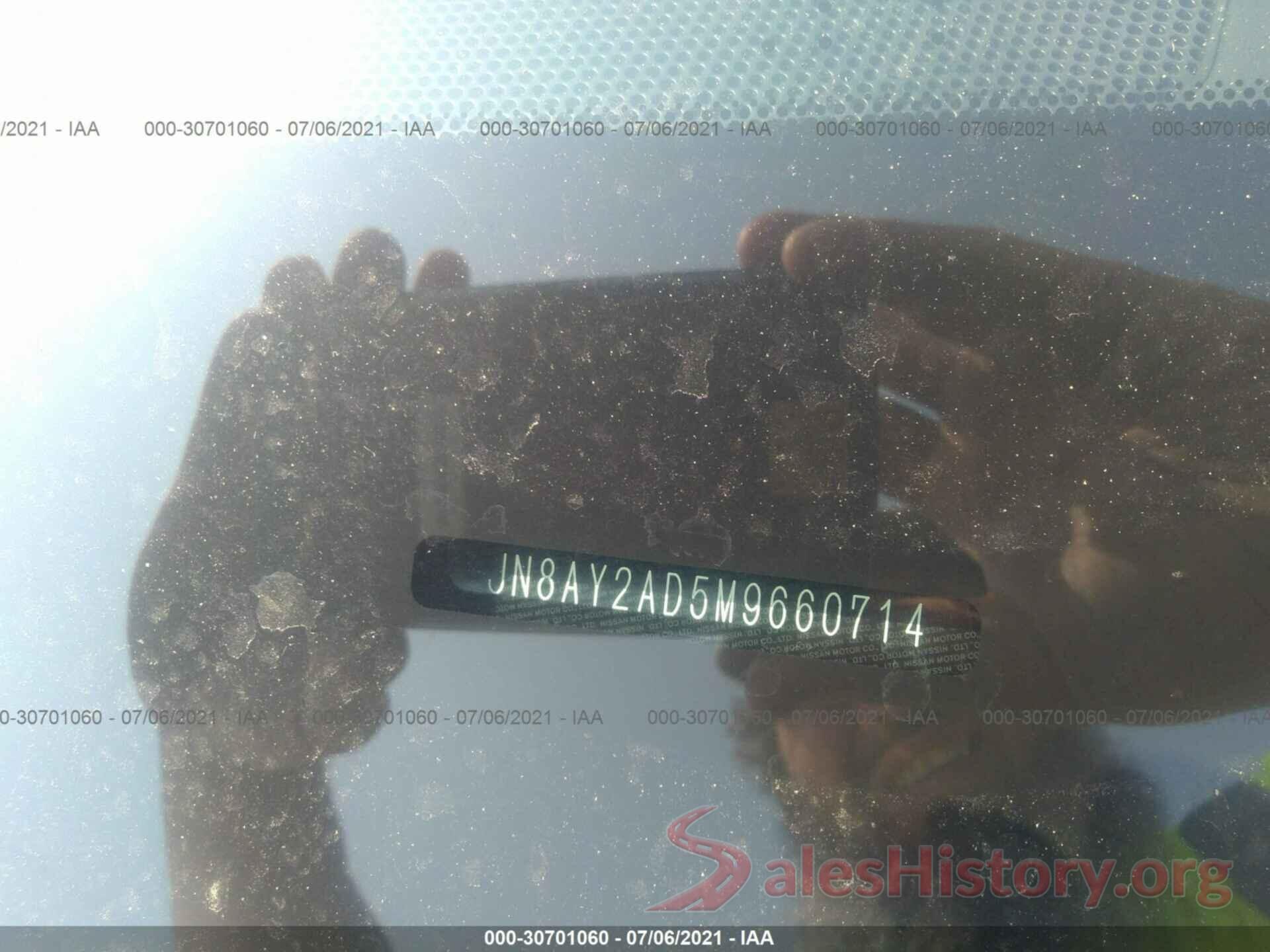 JN8AY2AD5M9660714 2021 NISSAN ARMADA