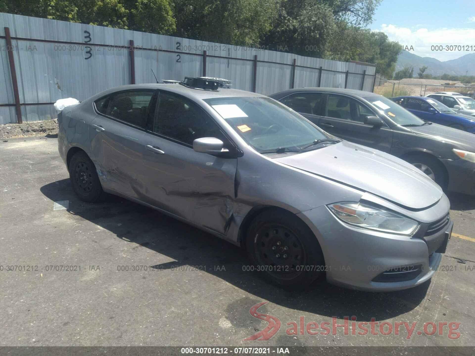 1C3CDFAA3GD592013 2016 DODGE DART