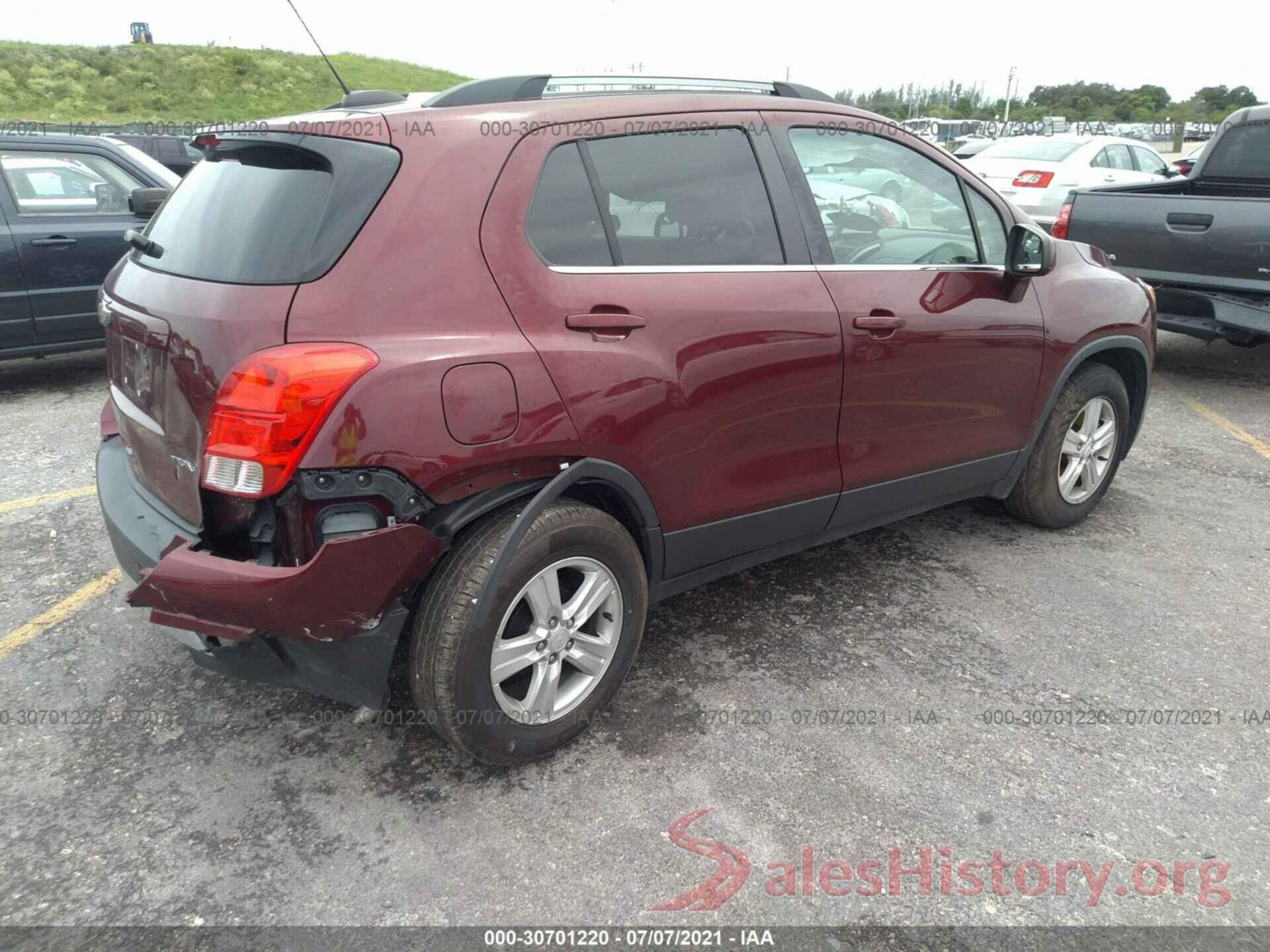 3GNCJLSB3GL265042 2016 CHEVROLET TRAX