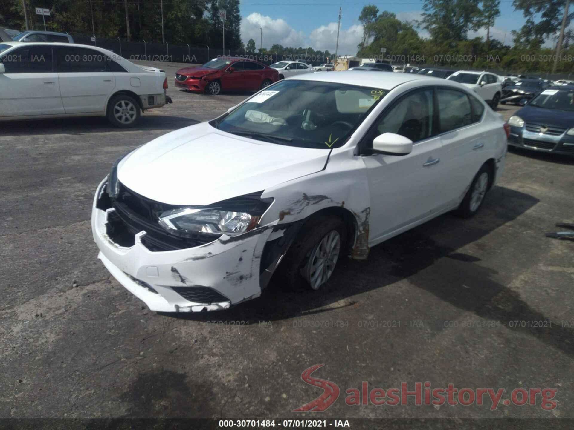 3N1AB7AP8KY457850 2019 NISSAN SENTRA