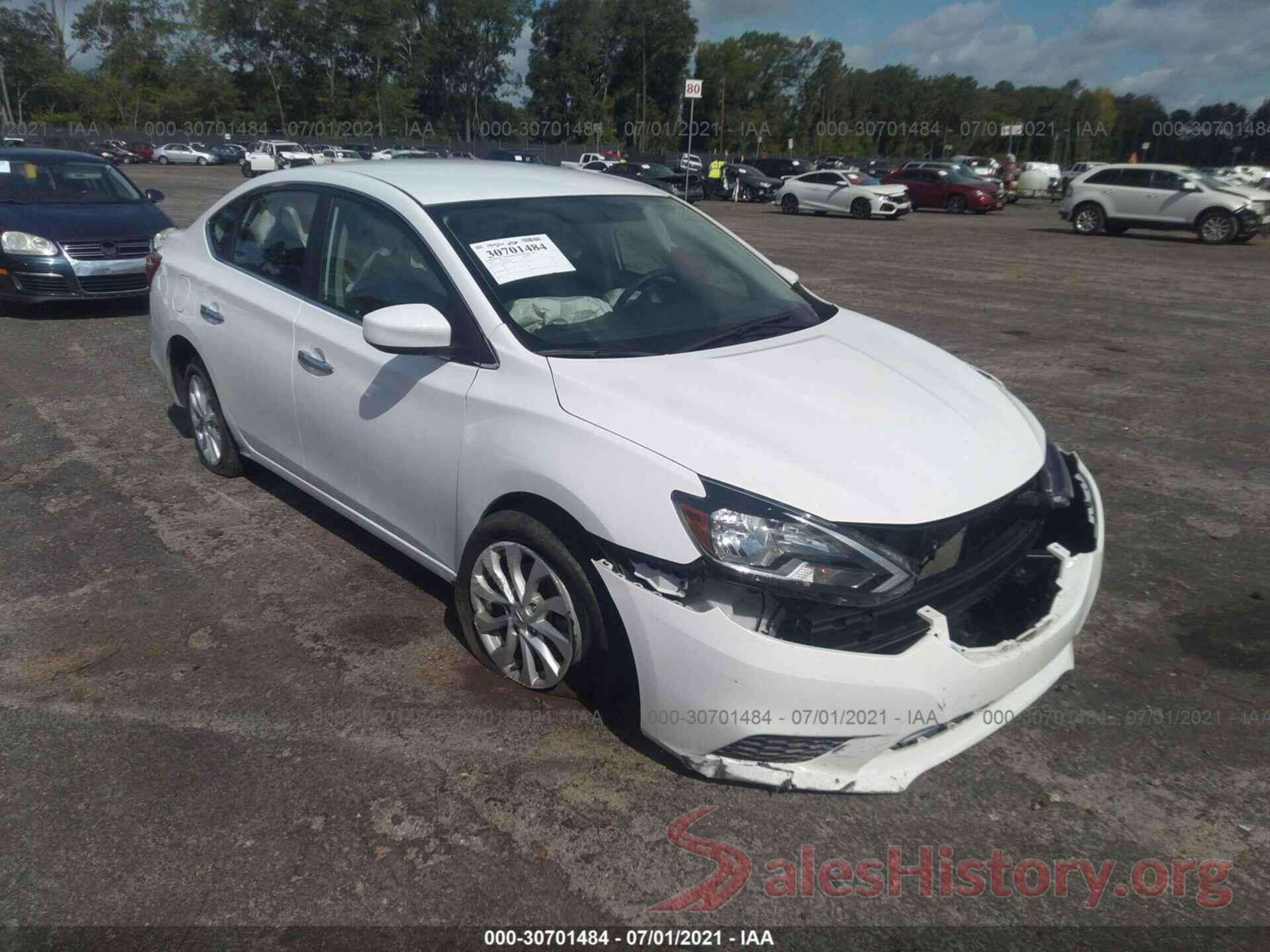 3N1AB7AP8KY457850 2019 NISSAN SENTRA