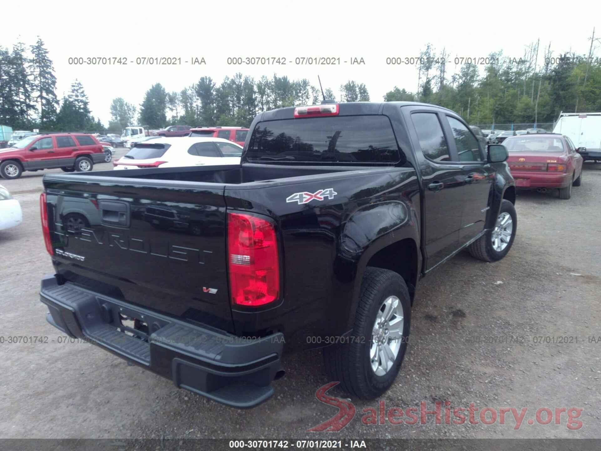 1GCGTCEN9M1267732 2021 CHEVROLET COLORADO