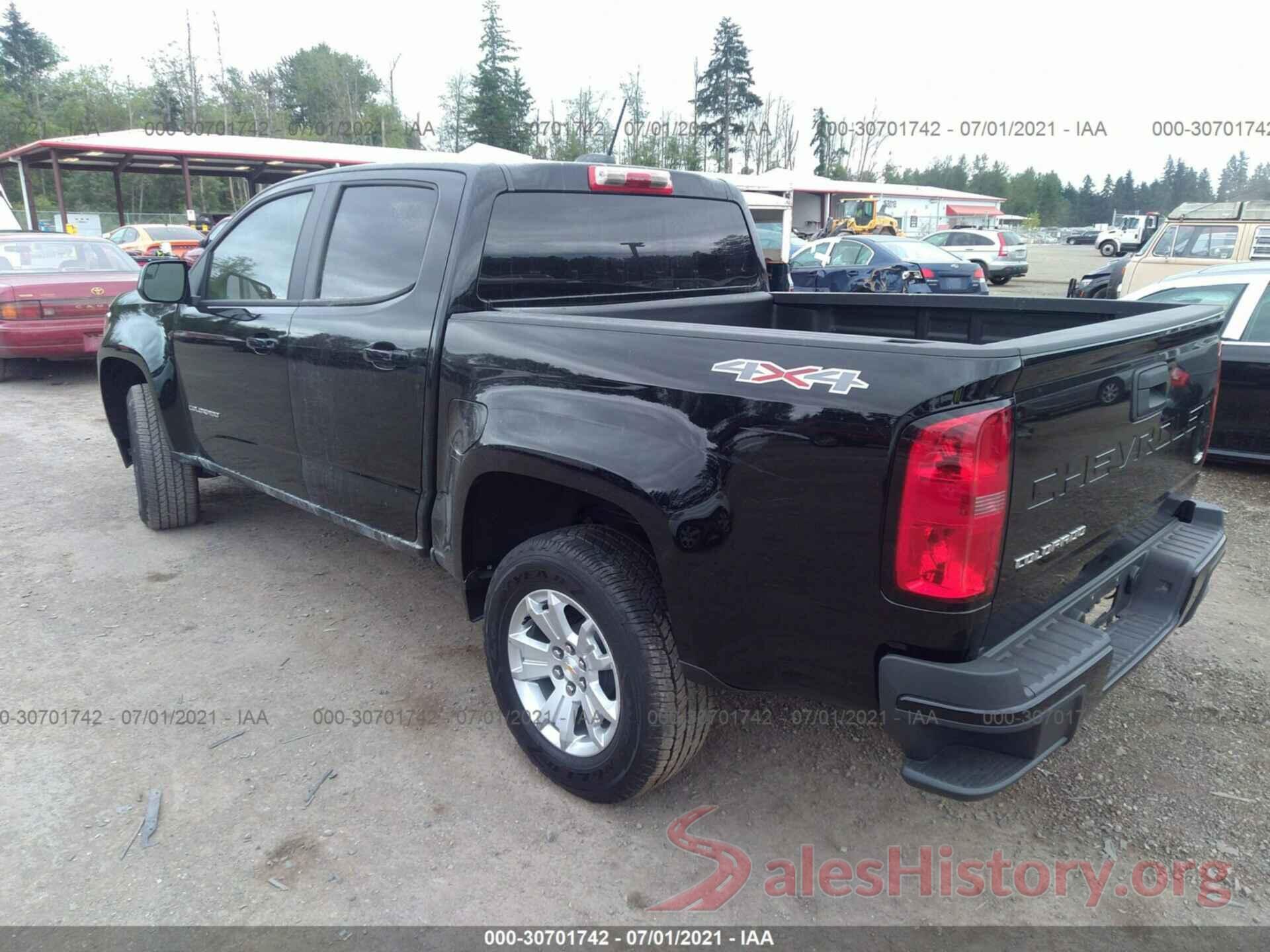 1GCGTCEN9M1267732 2021 CHEVROLET COLORADO