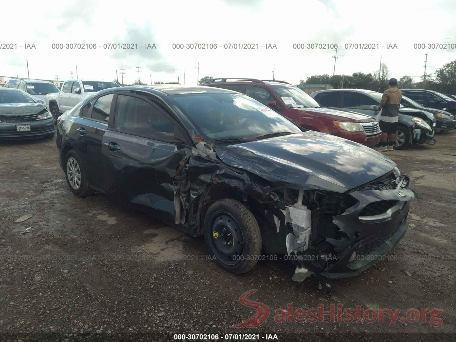 3KPF24AD8LE249722 2020 KIA FORTE