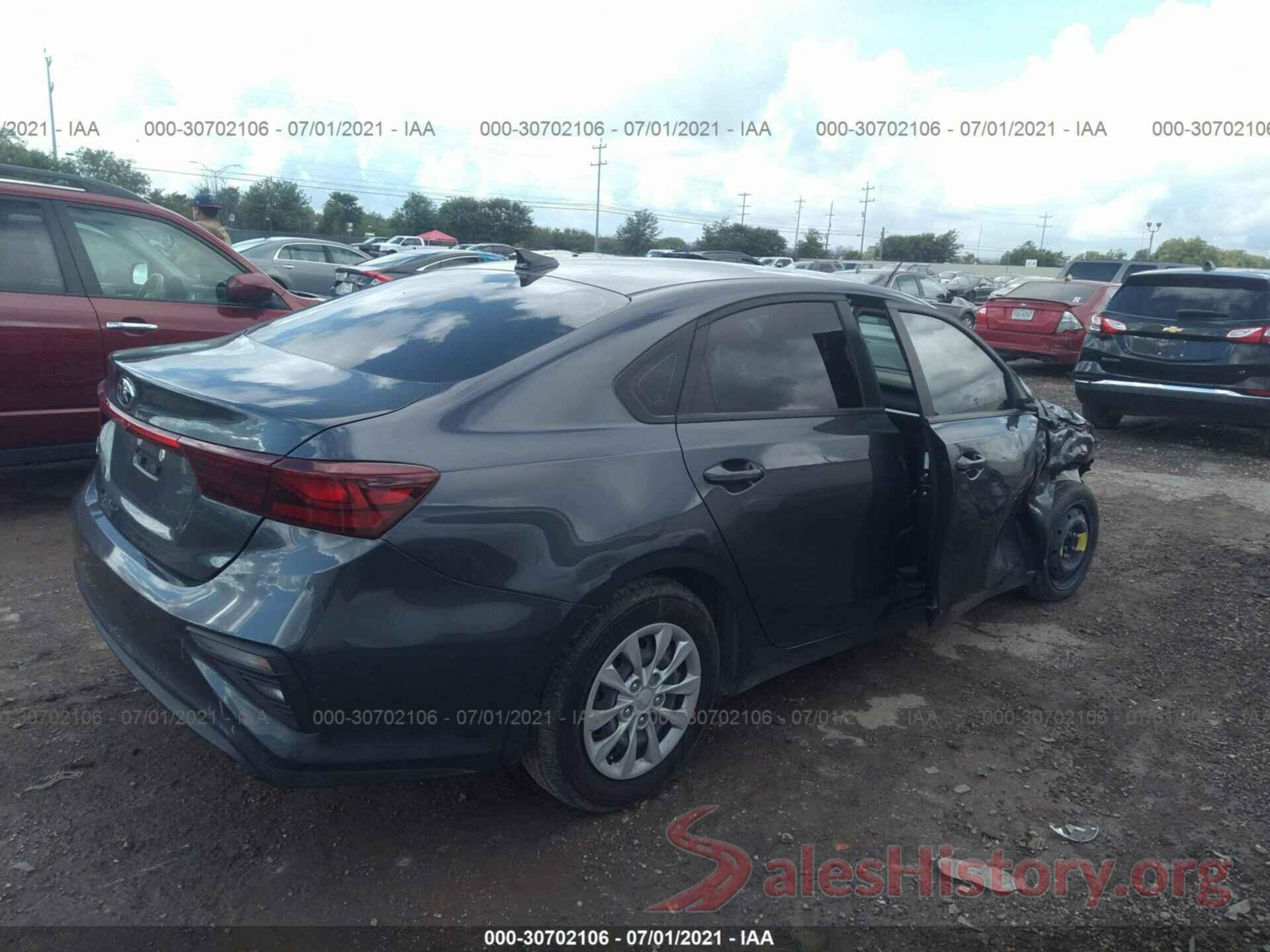 3KPF24AD8LE249722 2020 KIA FORTE