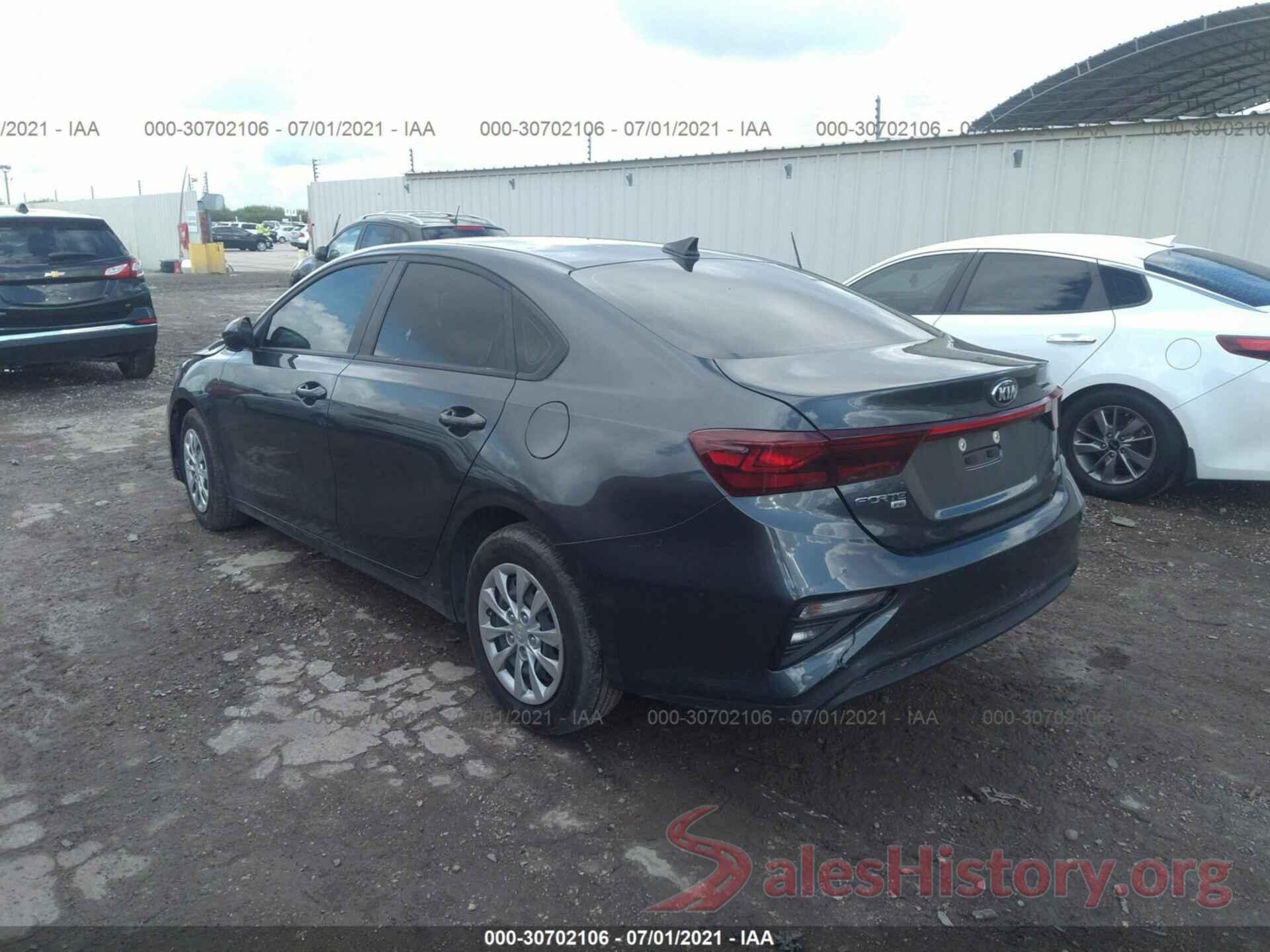 3KPF24AD8LE249722 2020 KIA FORTE