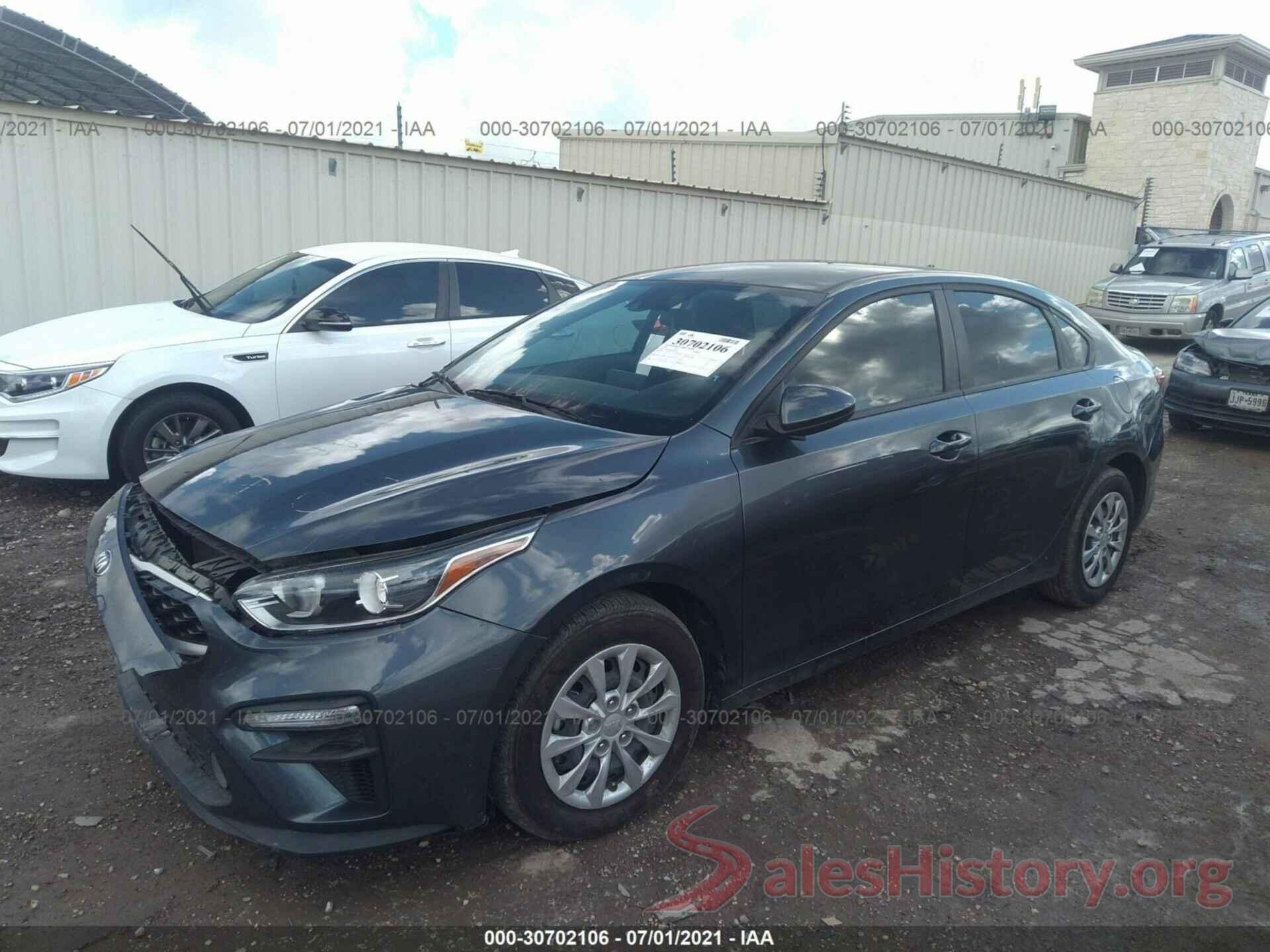 3KPF24AD8LE249722 2020 KIA FORTE