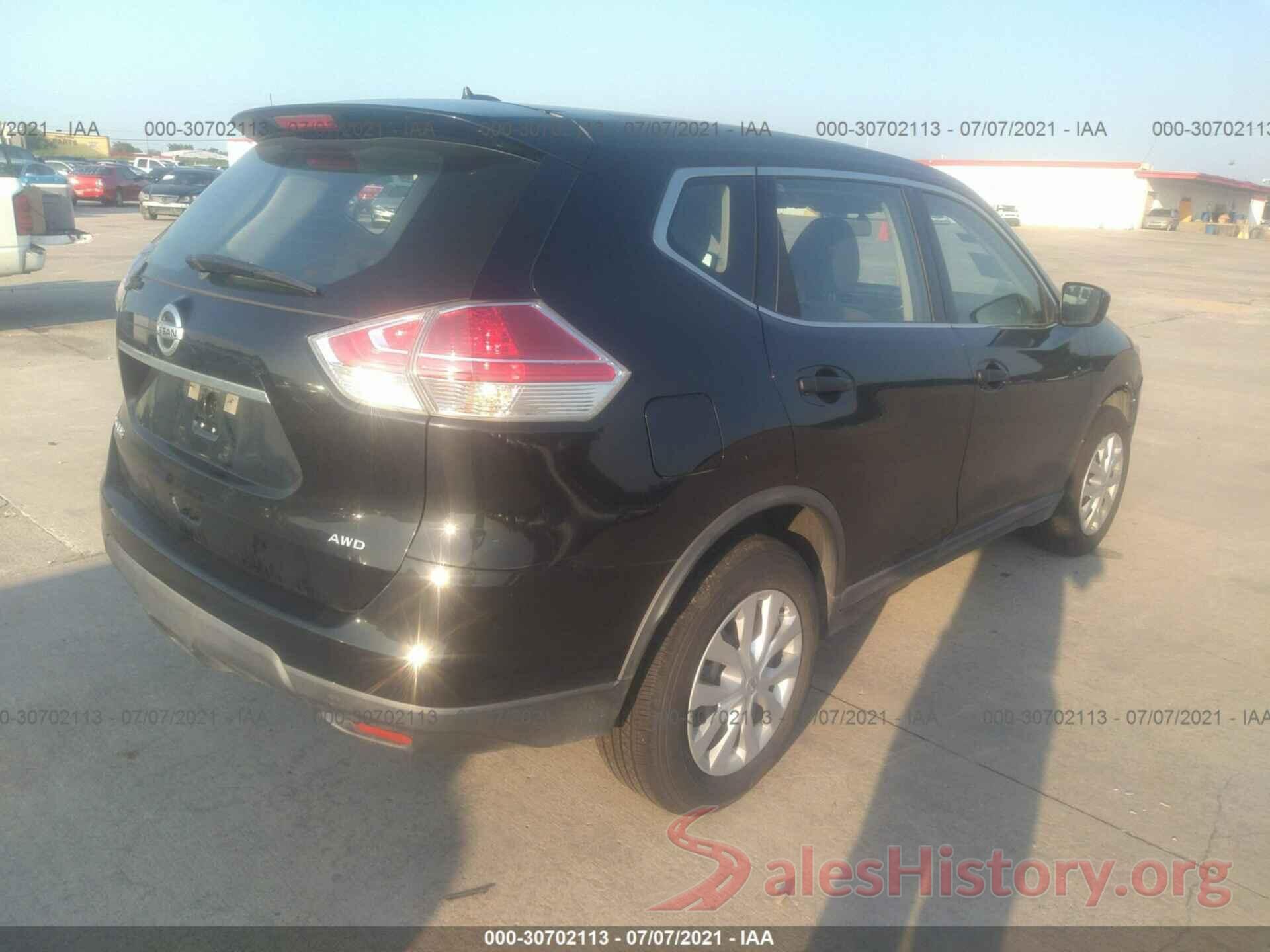 KNMAT2MV8GP665601 2016 NISSAN ROGUE