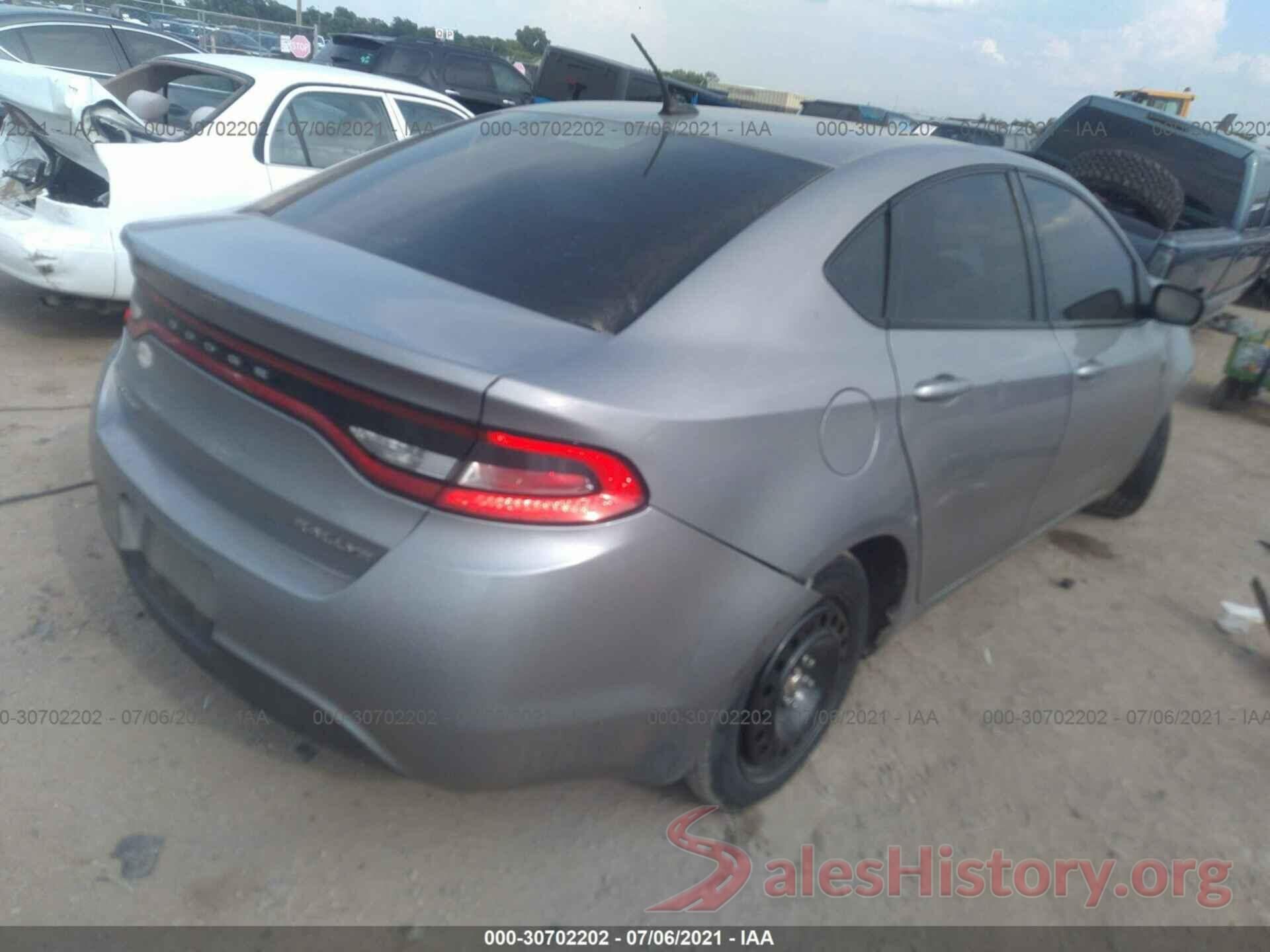 1C3CDFFA3GD817734 2016 DODGE DART