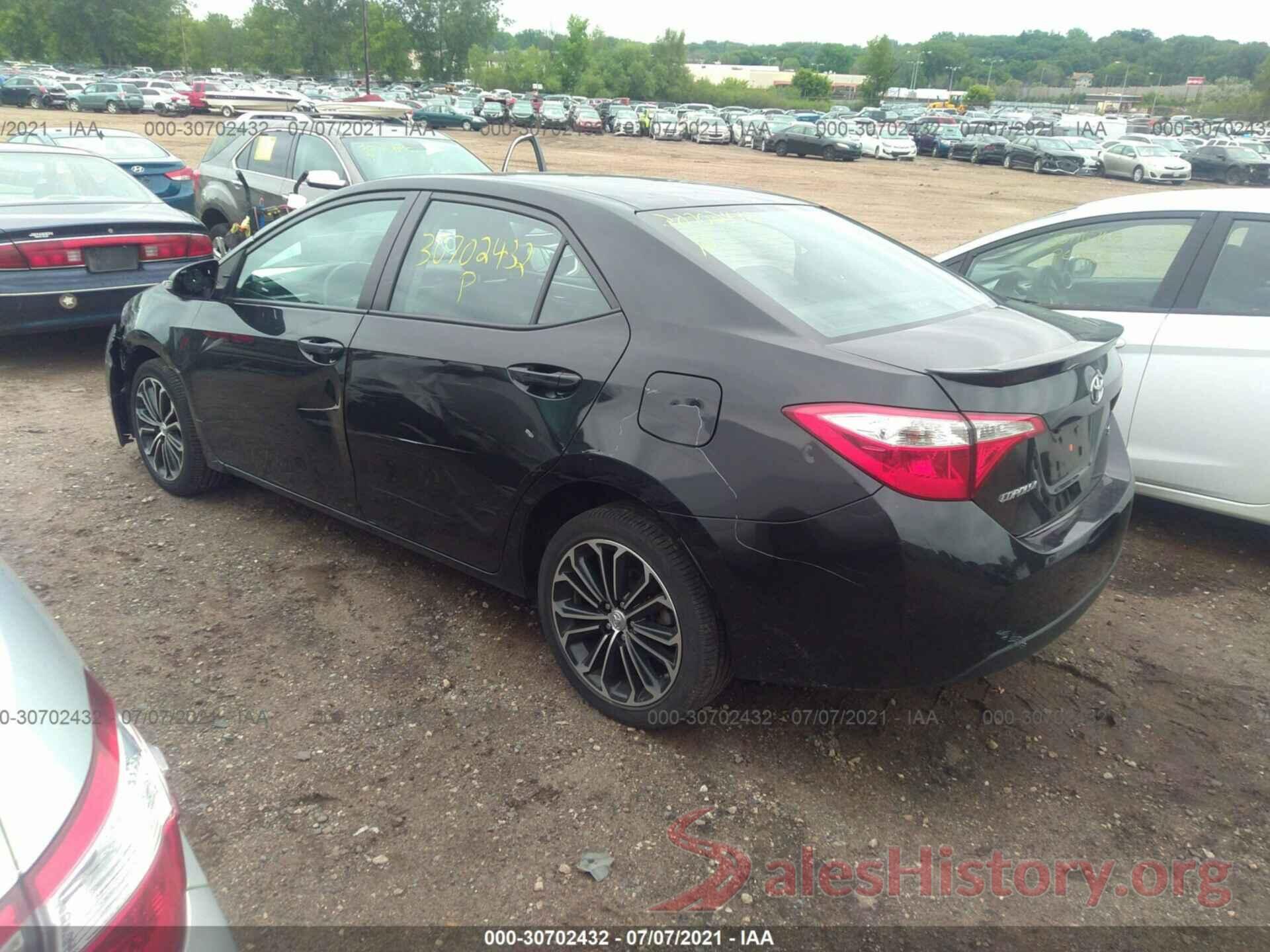 5YFBURHE7GP547915 2016 TOYOTA COROLLA