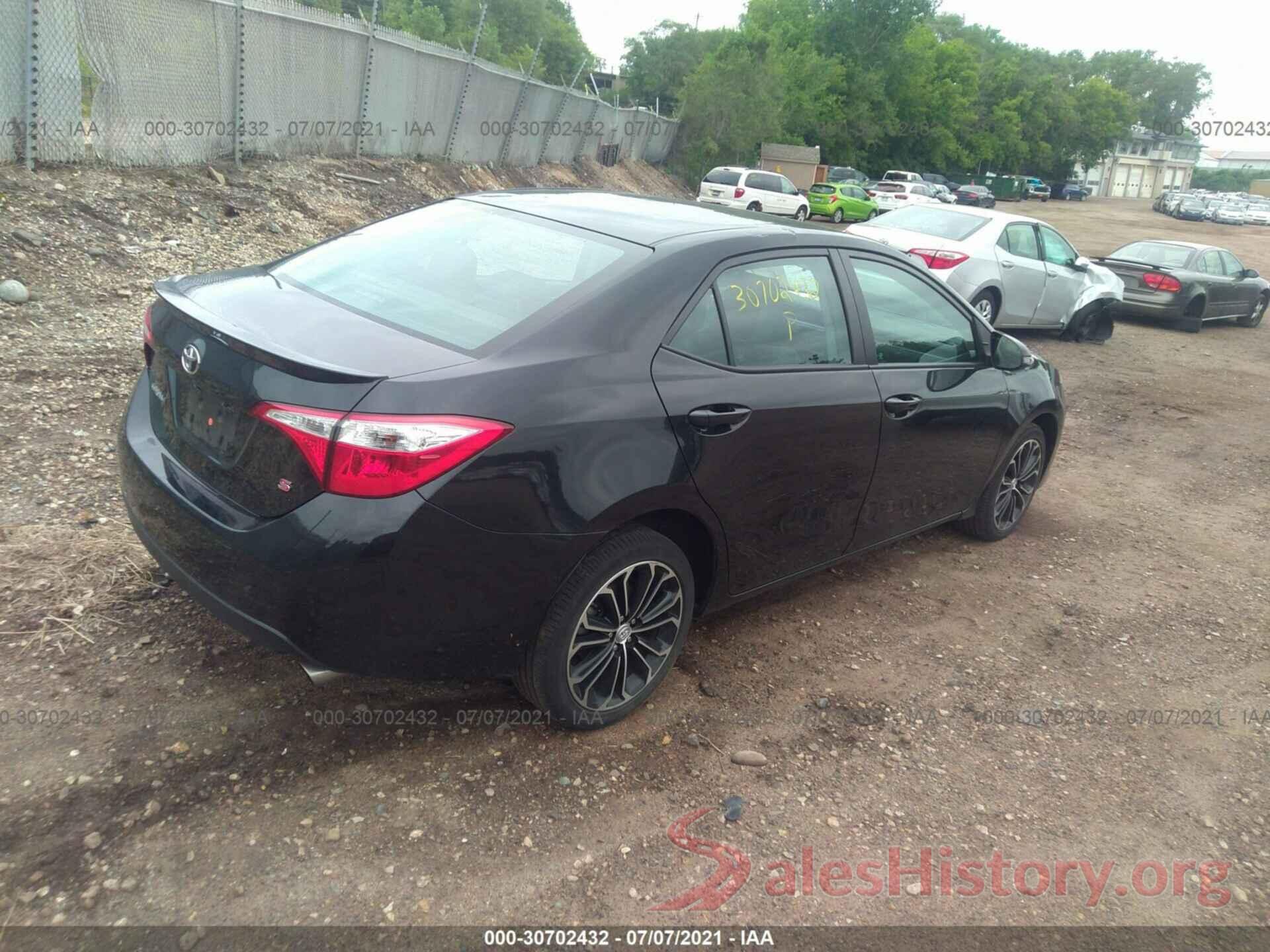 5YFBURHE7GP547915 2016 TOYOTA COROLLA