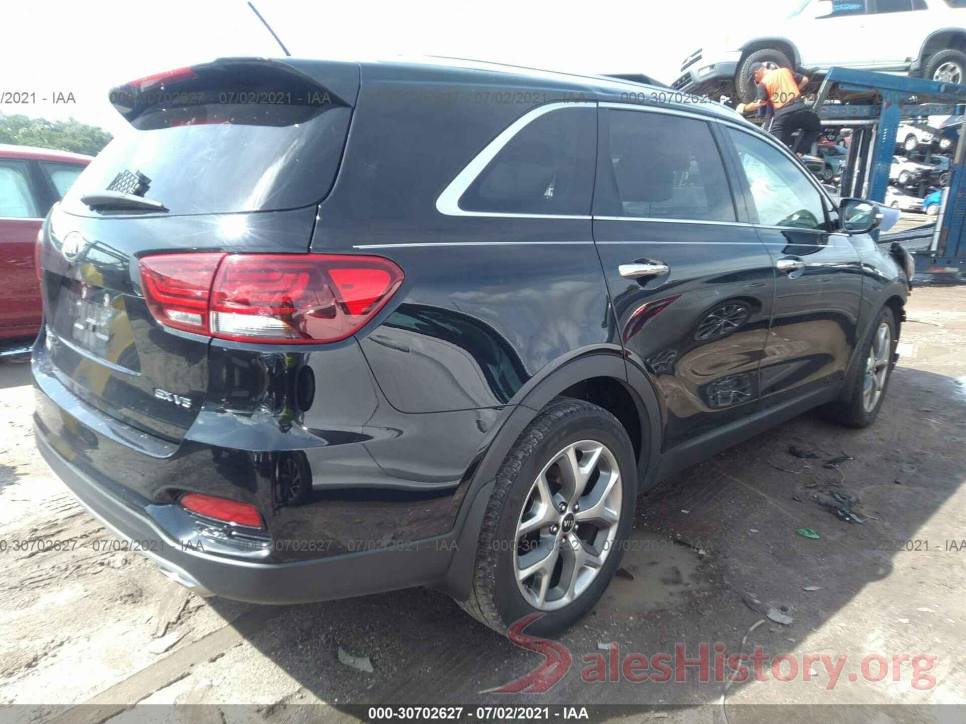 5XYPH4A53KG607712 2019 KIA SORENTO