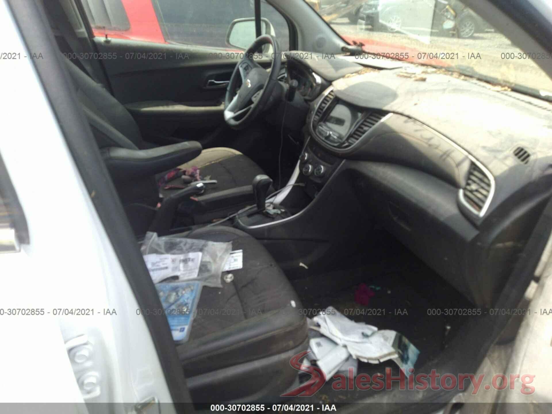 KL7CJLSB6KB908290 2019 CHEVROLET TRAX