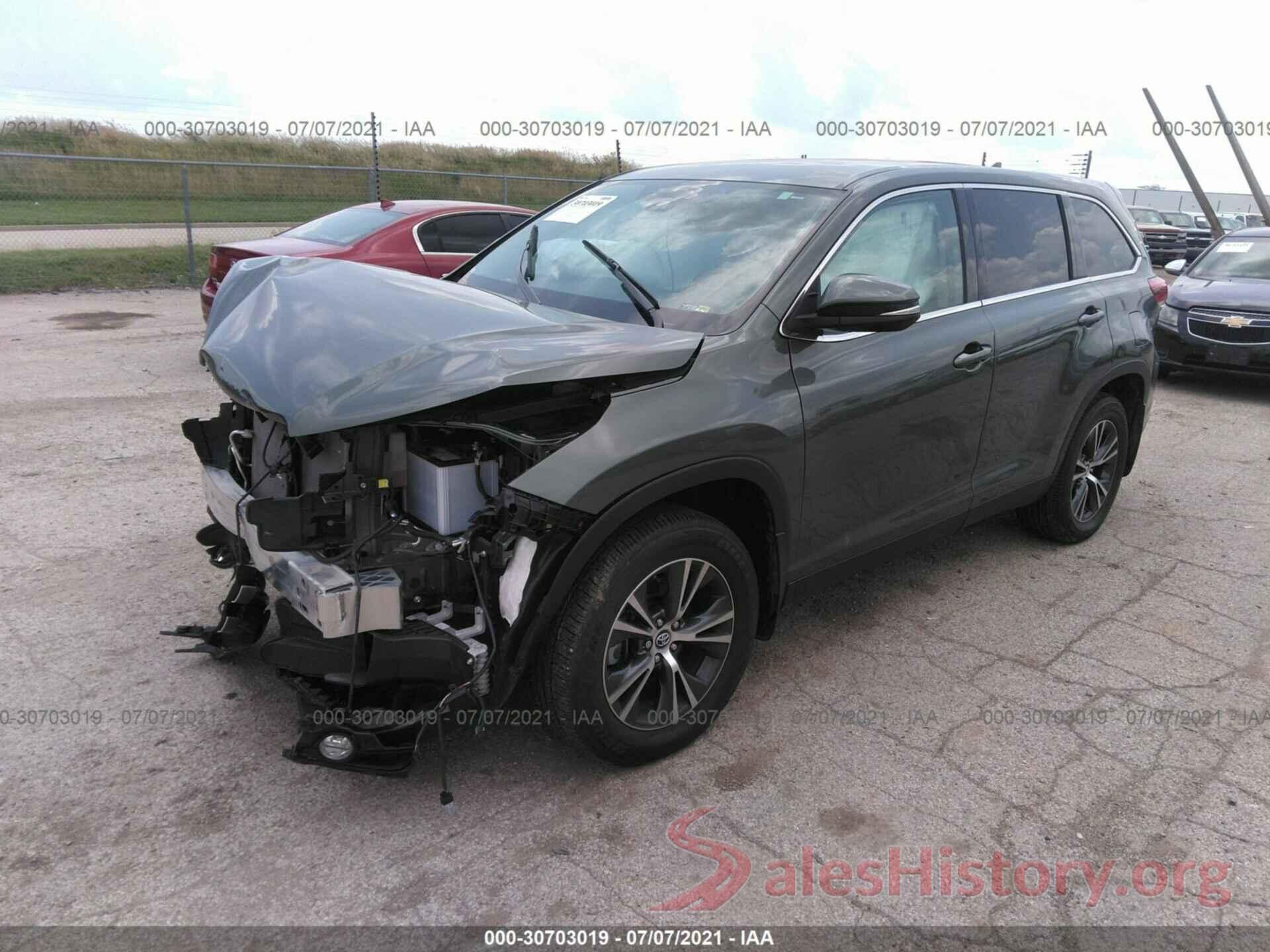 5TDBZRFH9KS917681 2019 TOYOTA HIGHLANDER