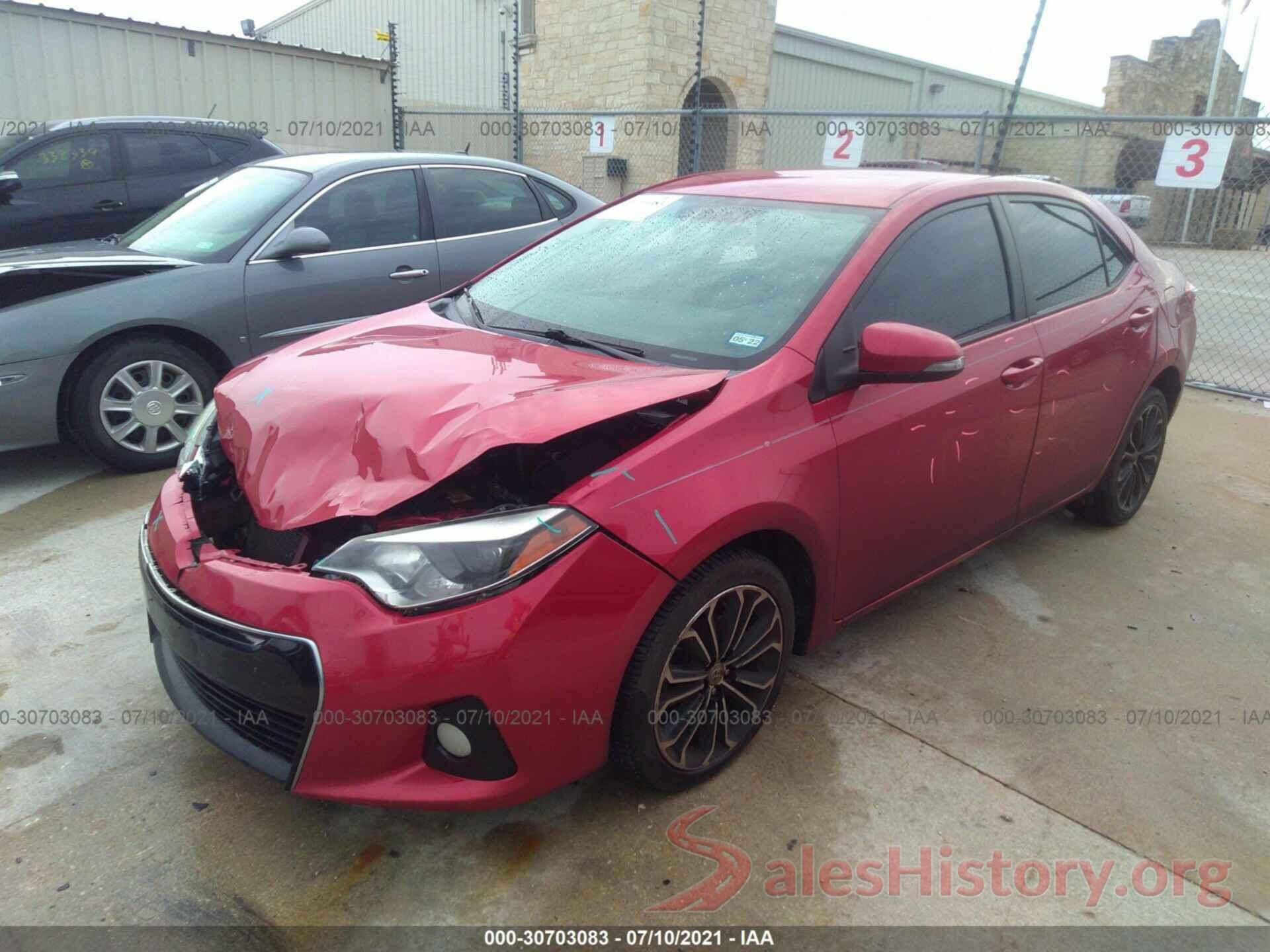 5YFBURHE6GP484340 2016 TOYOTA COROLLA