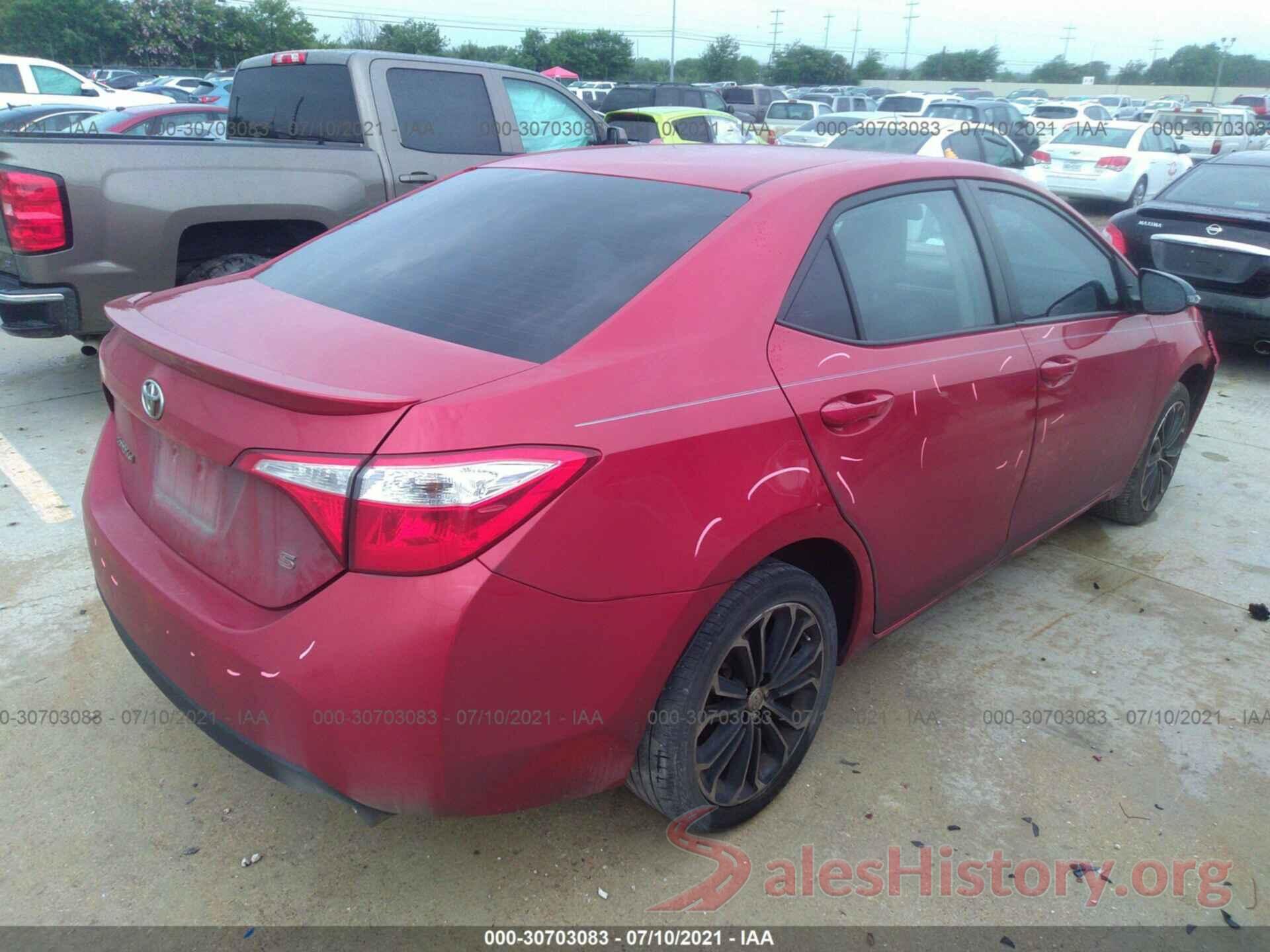 5YFBURHE6GP484340 2016 TOYOTA COROLLA