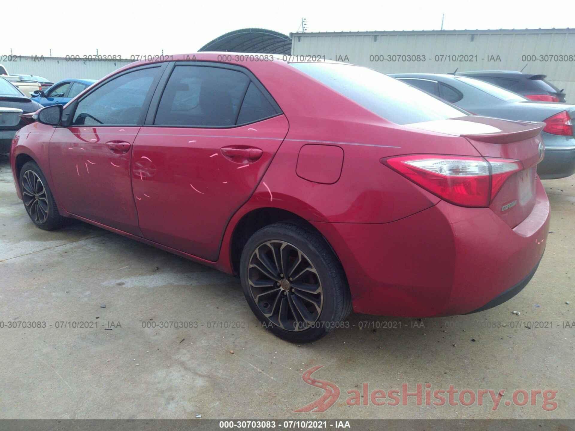 5YFBURHE6GP484340 2016 TOYOTA COROLLA