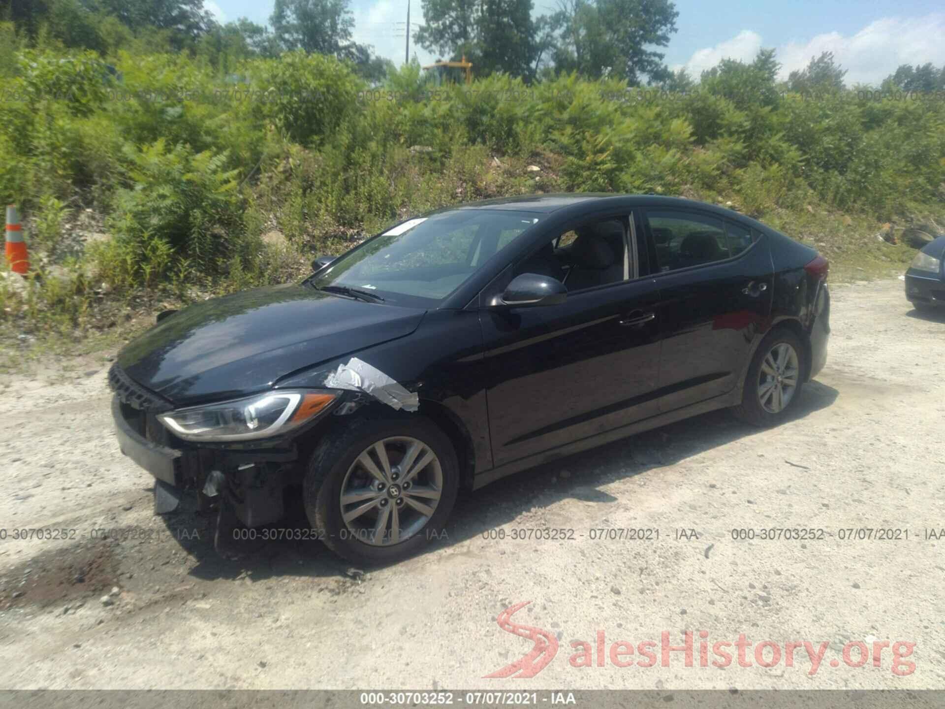 5NPD84LF2HH180954 2017 HYUNDAI ELANTRA