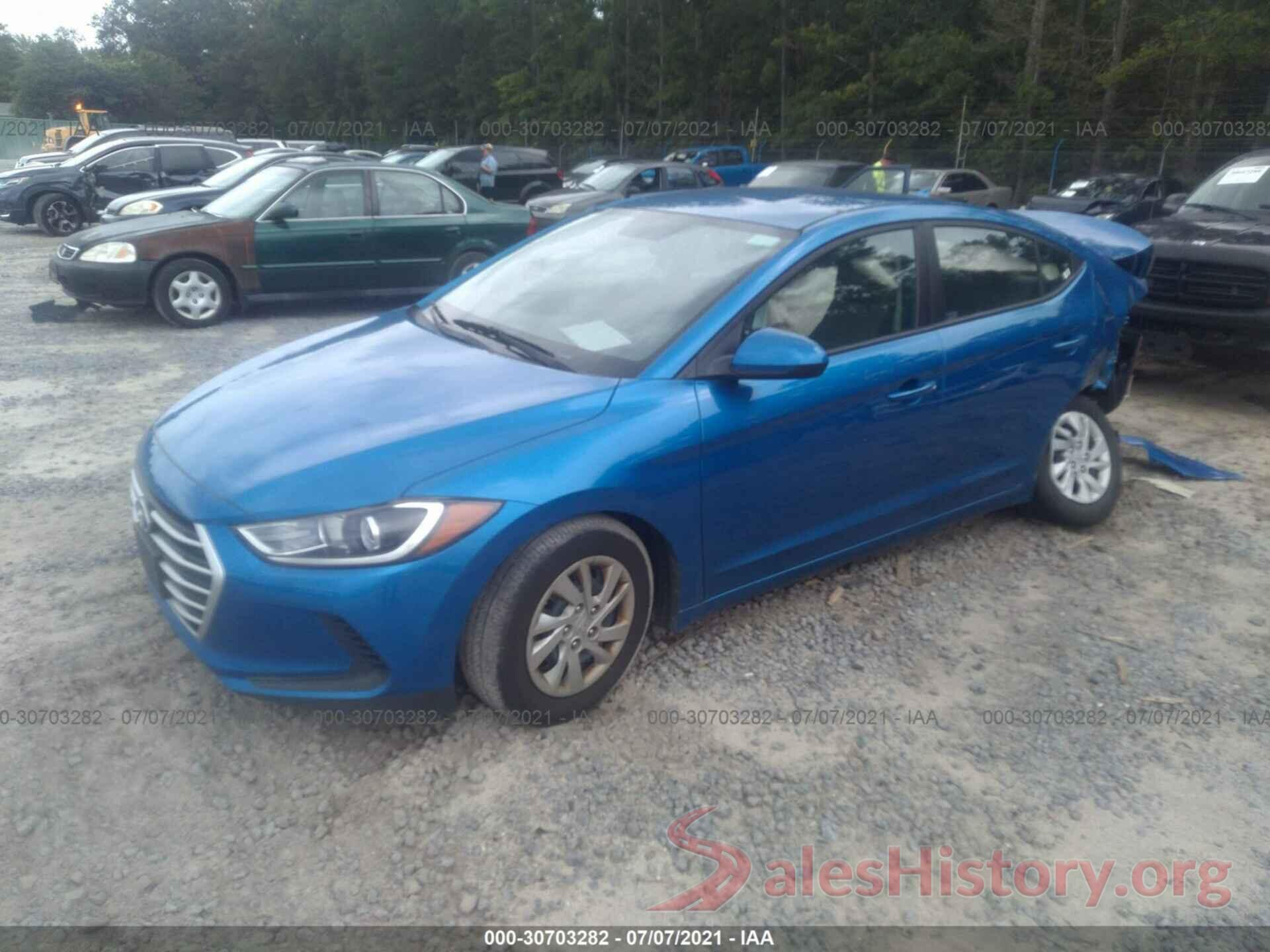 5NPD74LF6HH210301 2017 HYUNDAI ELANTRA