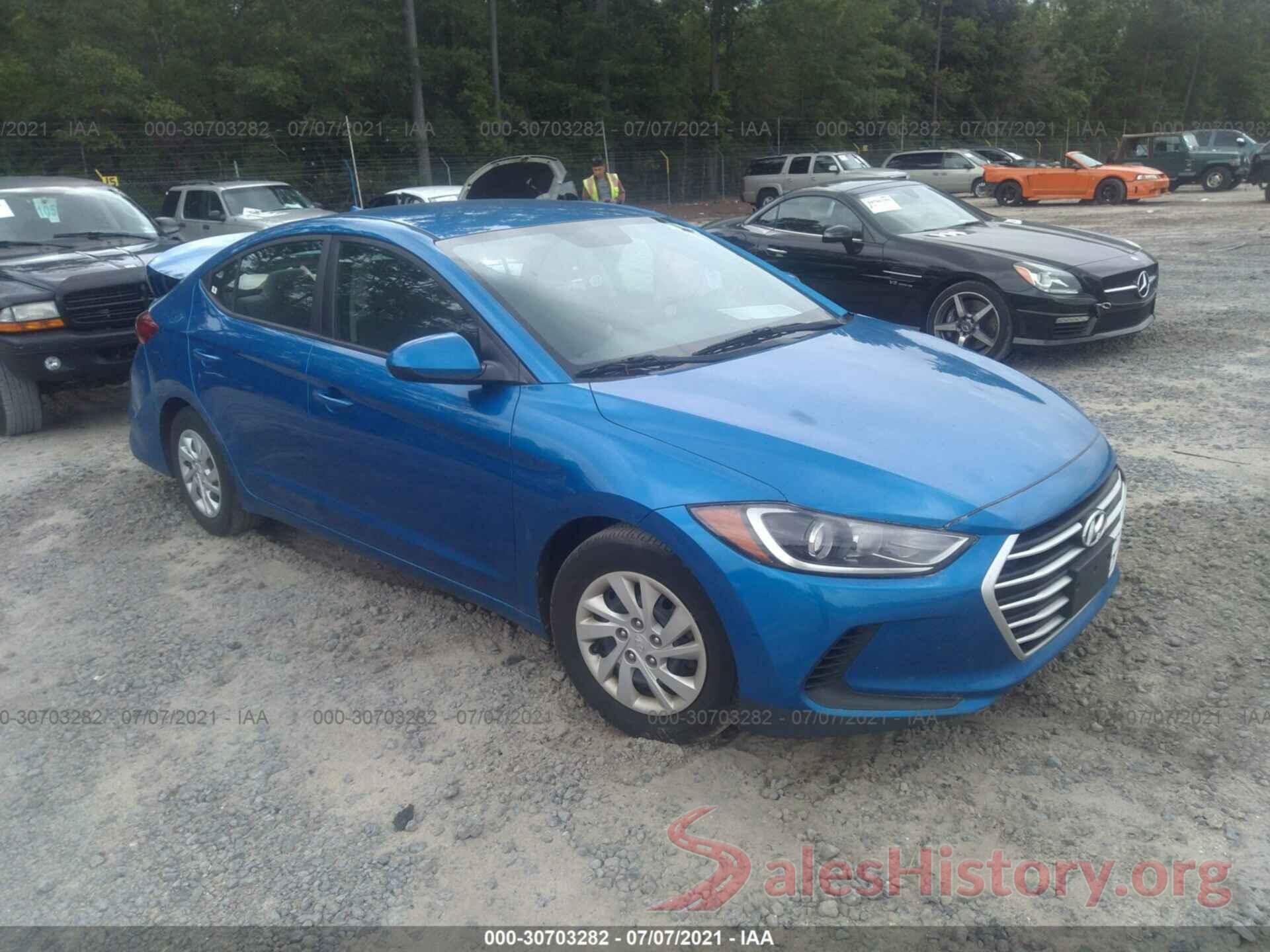 5NPD74LF6HH210301 2017 HYUNDAI ELANTRA