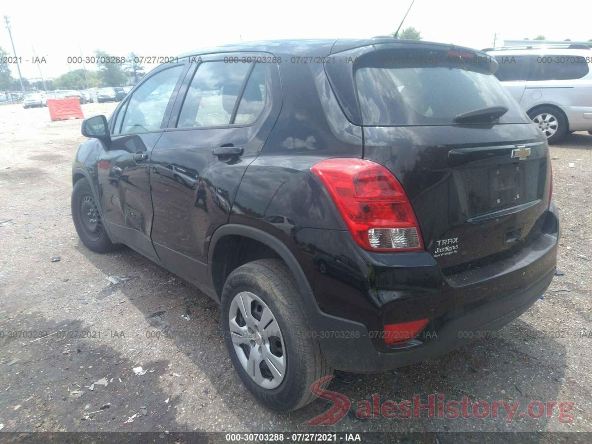 3GNCJKSBXHL286837 2017 CHEVROLET TRAX