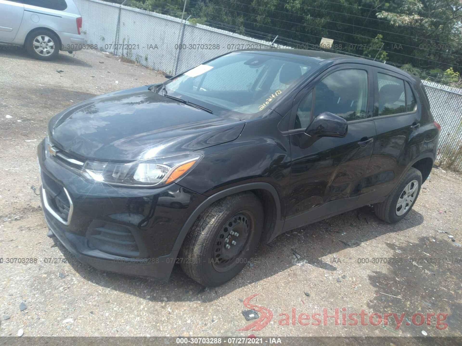 3GNCJKSBXHL286837 2017 CHEVROLET TRAX