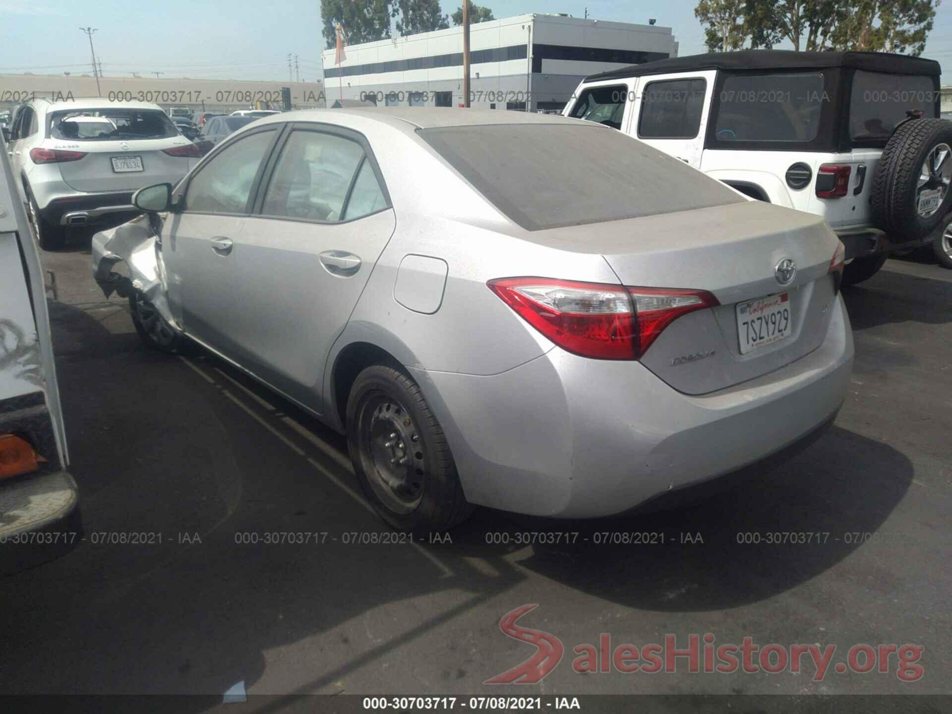 5YFBURHE7GP508094 2016 TOYOTA COROLLA