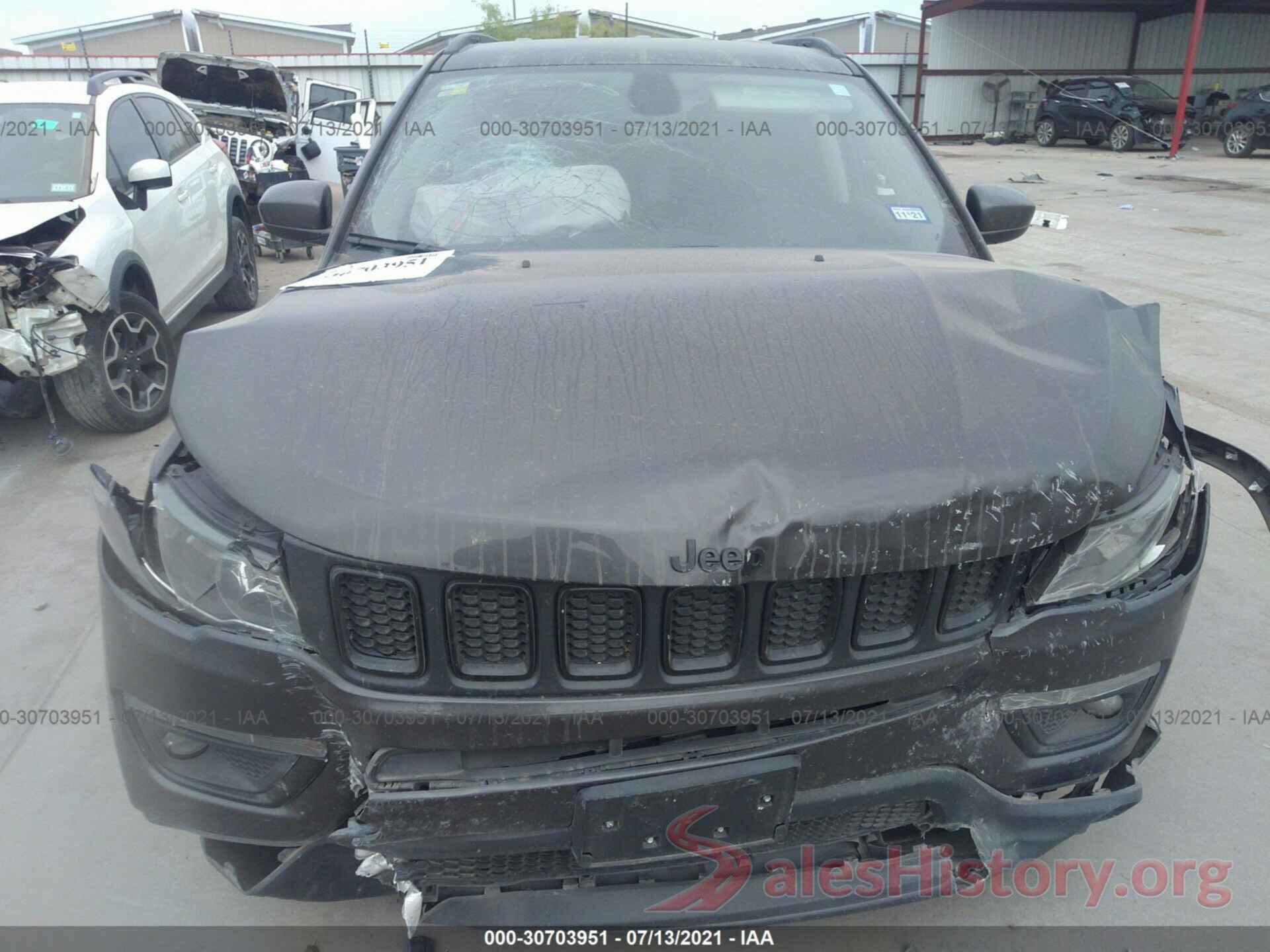 3C4NJCBB9LT121233 2020 JEEP COMPASS